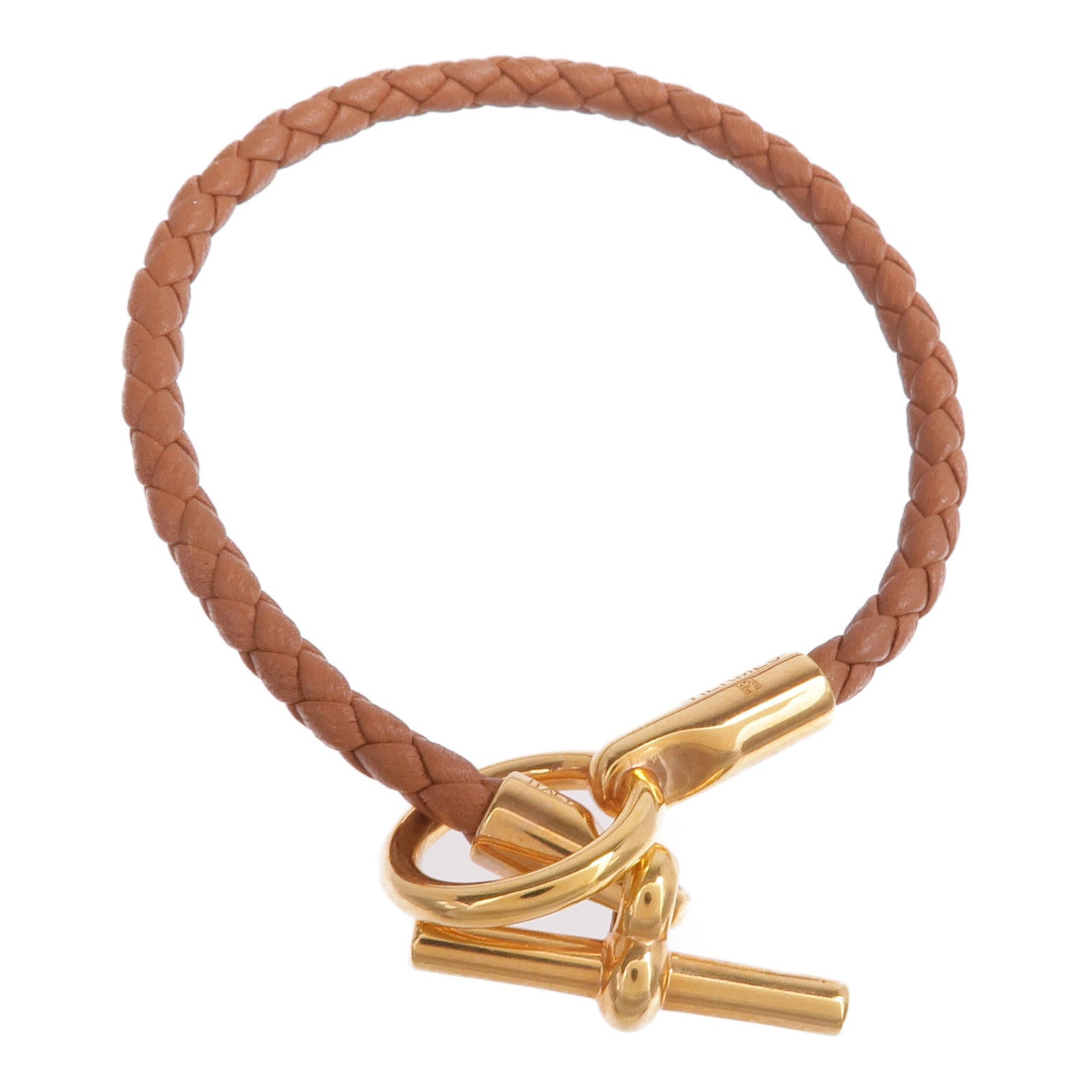 HERMES Swift皮革Glenam H Trio Bracelet手鐲