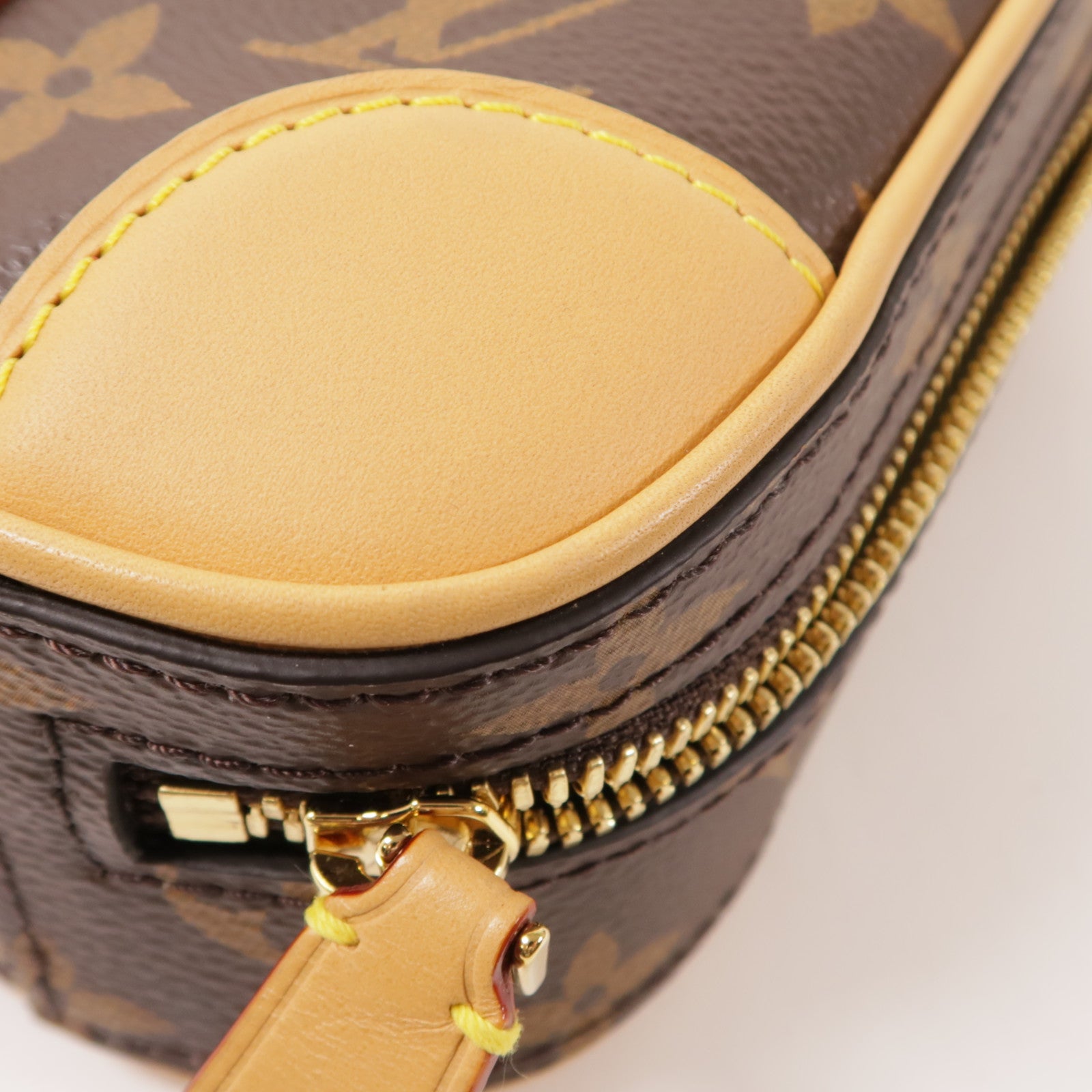 LOUIS VUITTON LV GHW Valisette Vertical 2Way Shoulder Bag M68623 Monogram Brown