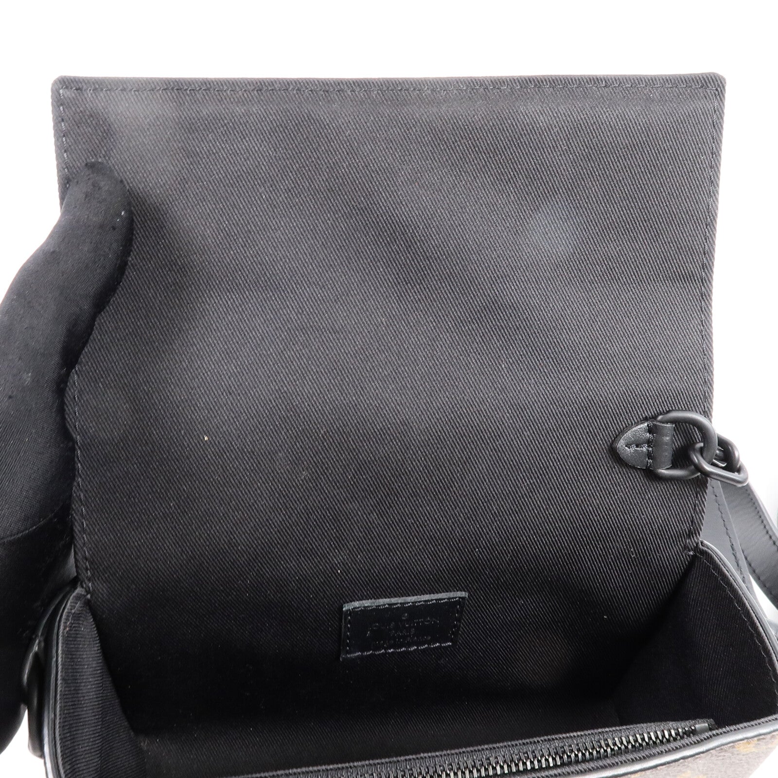 LOUIS VUITTON Monogram Macassar Steamer Wearable Wallet肩背袋