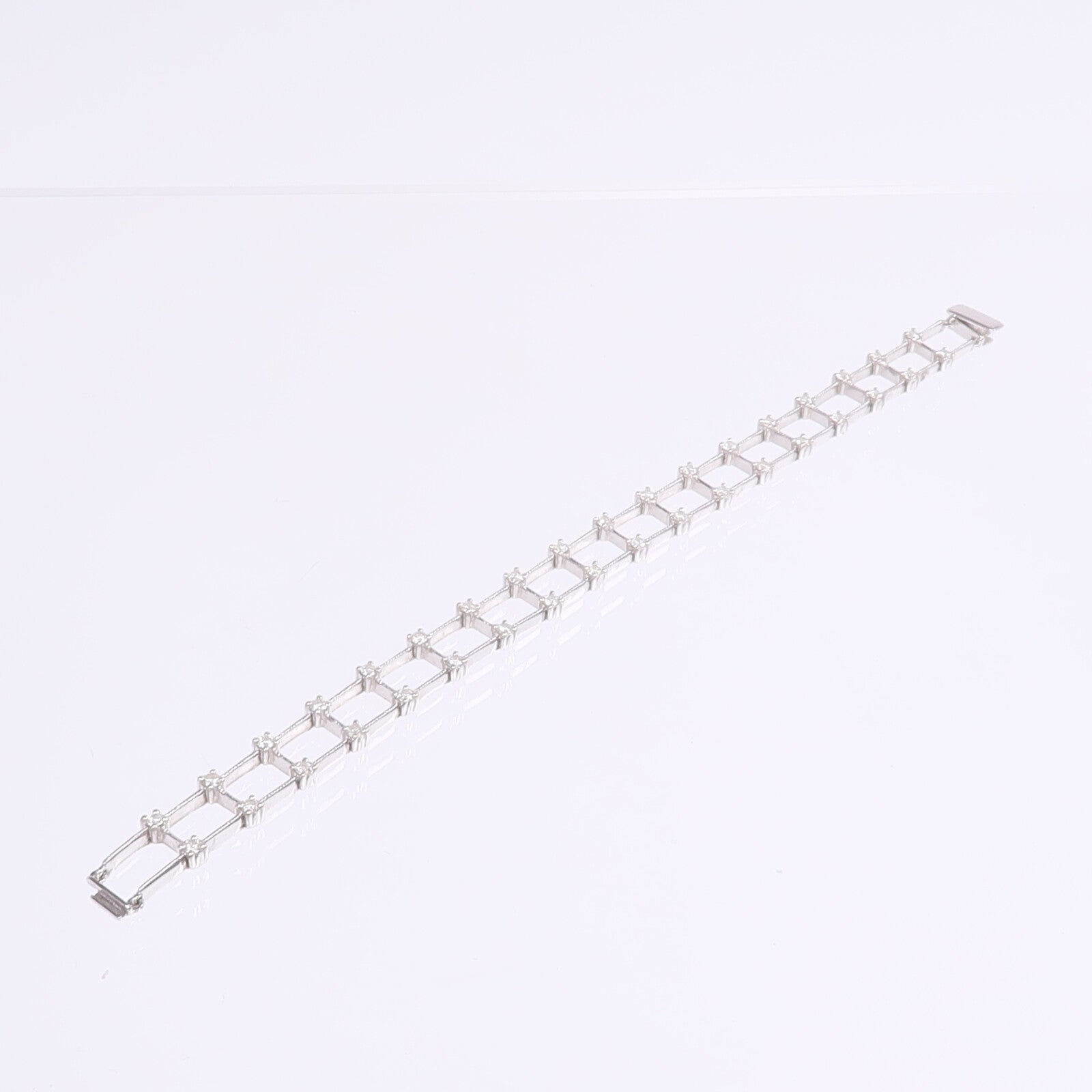 JEWELRY 【激減優惠】18K白金Diamond Bracelet鑽石手鏈