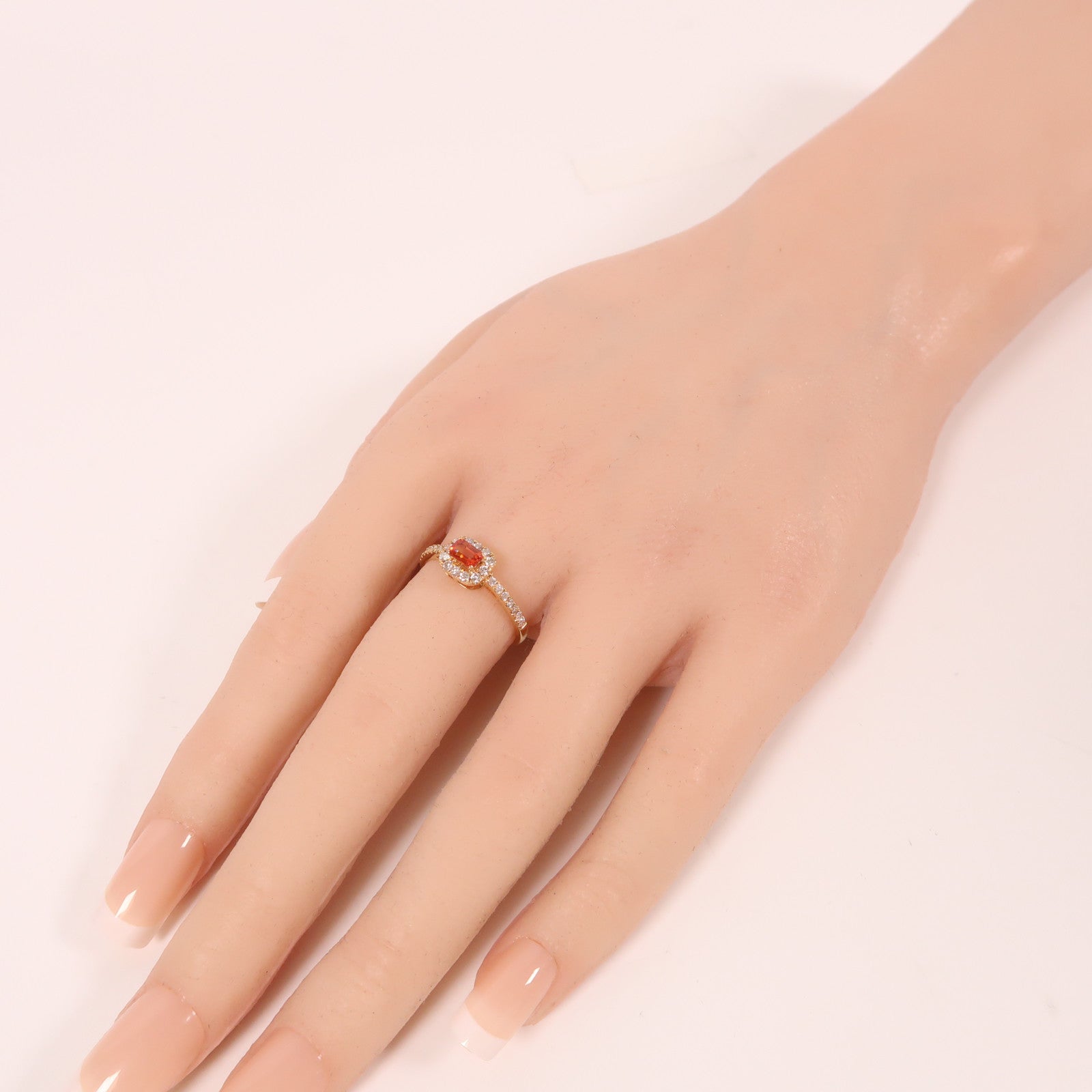 JEWELRY 18K金Ring0.24ct鑽石/0.30ct鑽石戒指US#7