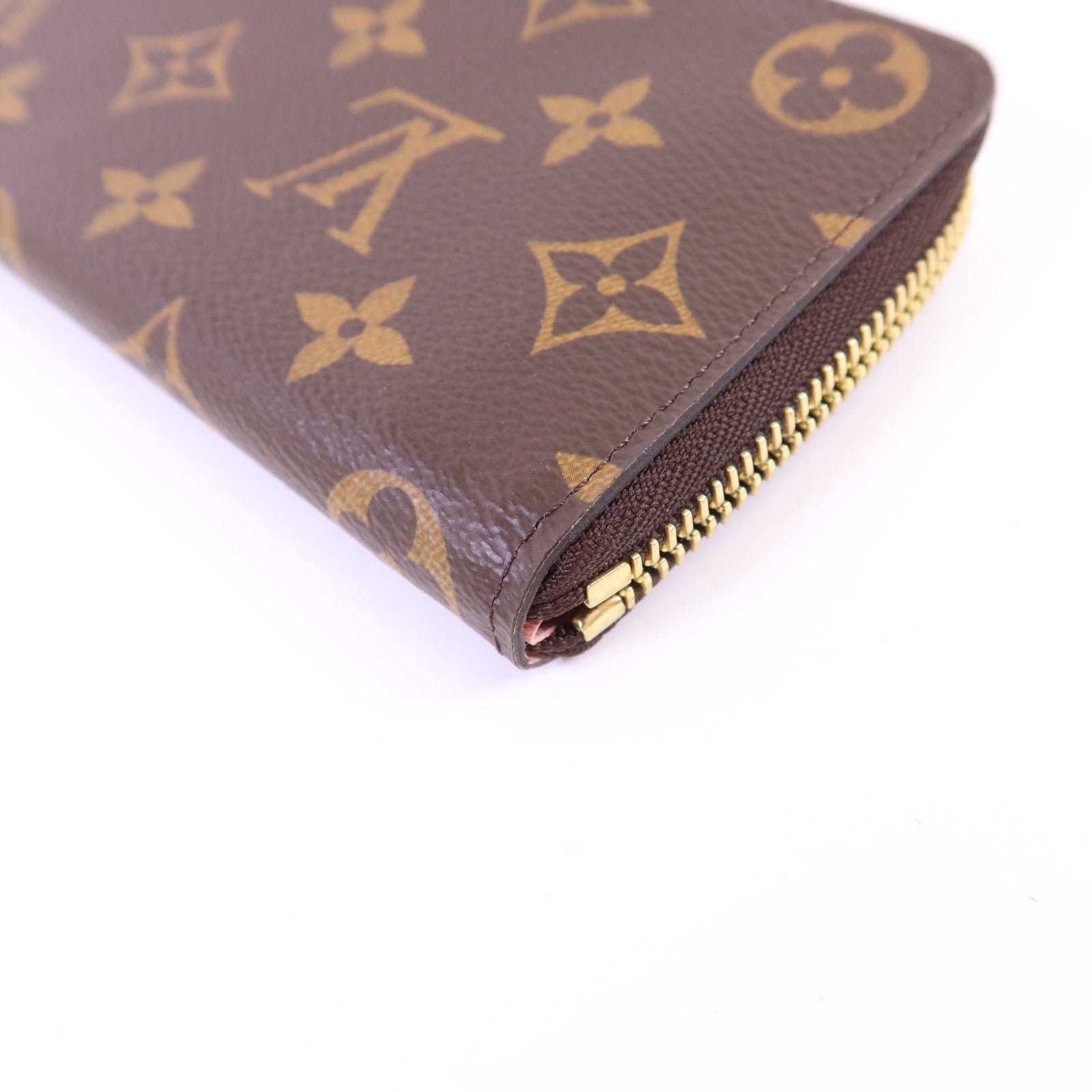 LOUIS VUITTON Monogram Clemence金扣長錢包