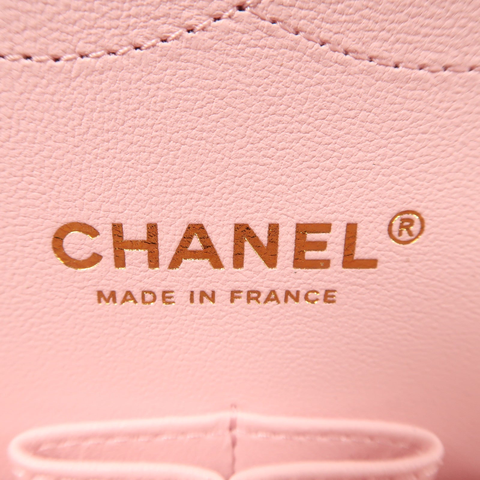 CHANEL 牛皮皮革Large Classic金扣鏈帶肩背袋