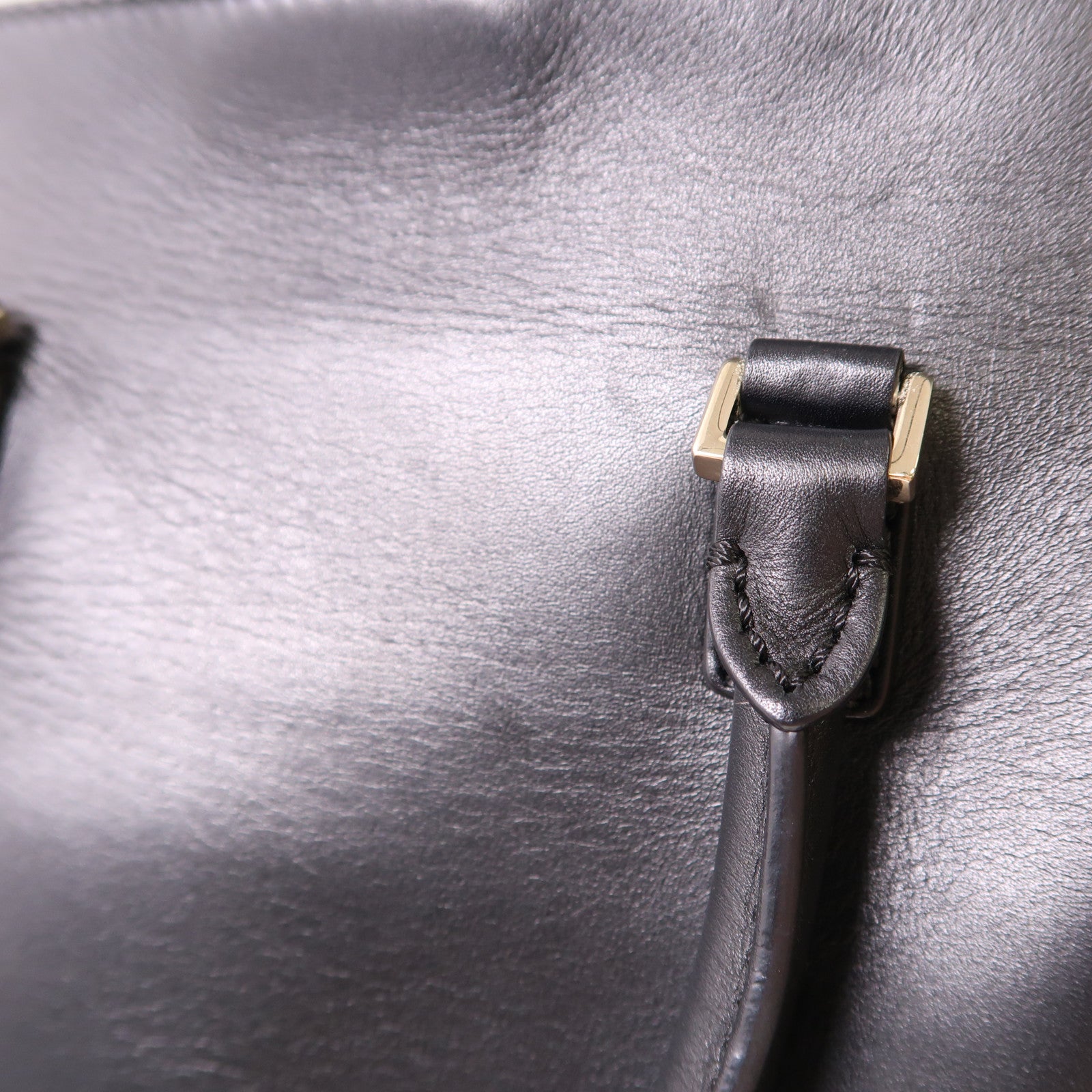 Valentino 牛皮皮革2way Shoulder金扣手挽肩背兩用袋