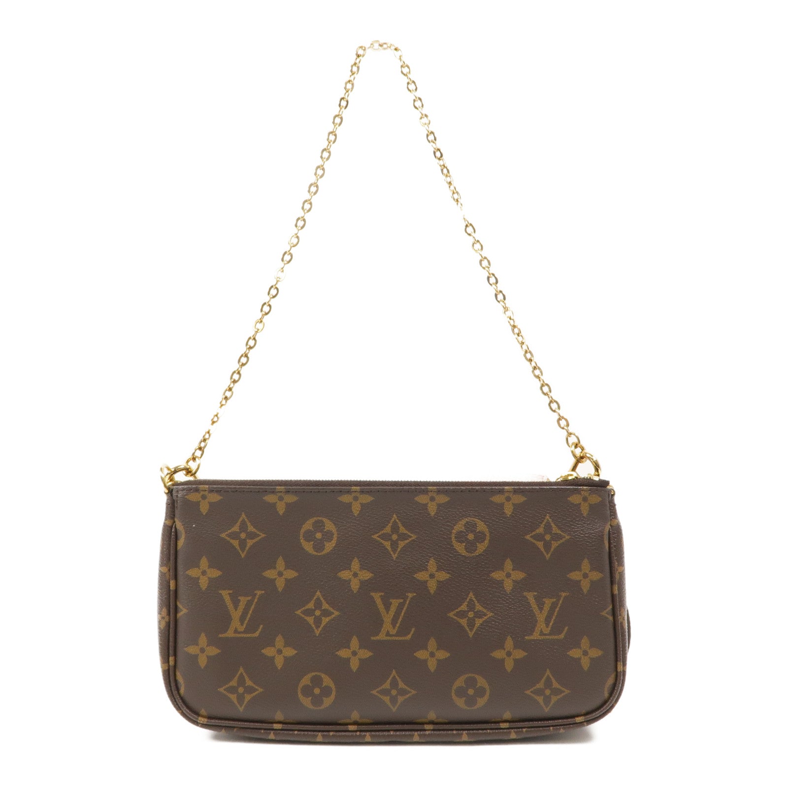 LOUIS VUITTON Monogram Multi Pochette Accessoires鏈帶手挽肩背兩用袋