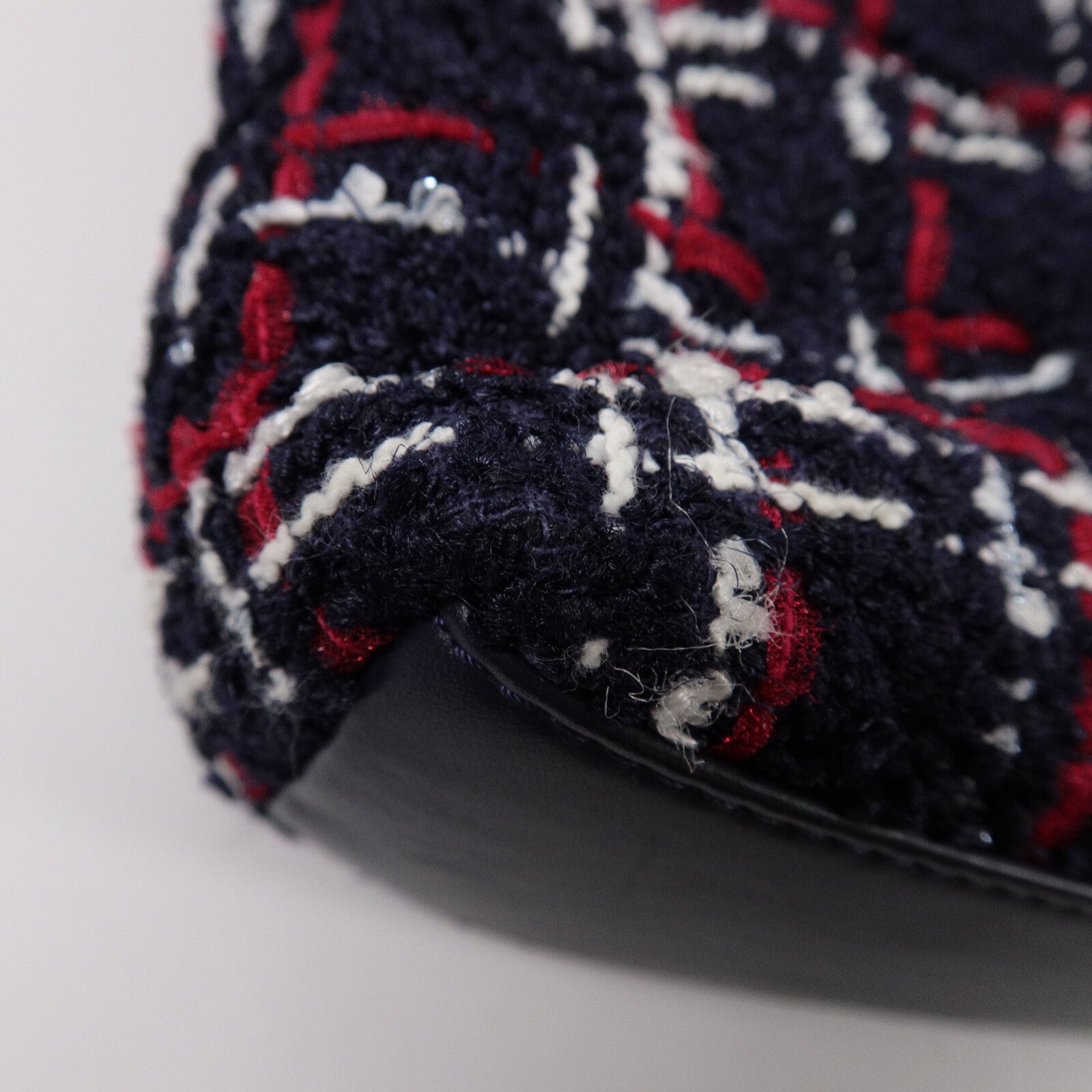 CHANEL Tweed Shopping Tote鏈帶肩背袋
