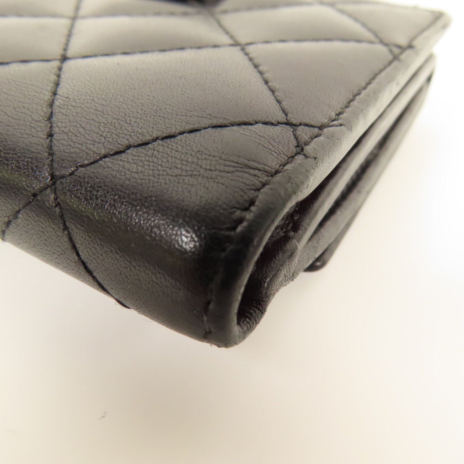 CHANEL 牛皮皮革Fold Wallet錢包
