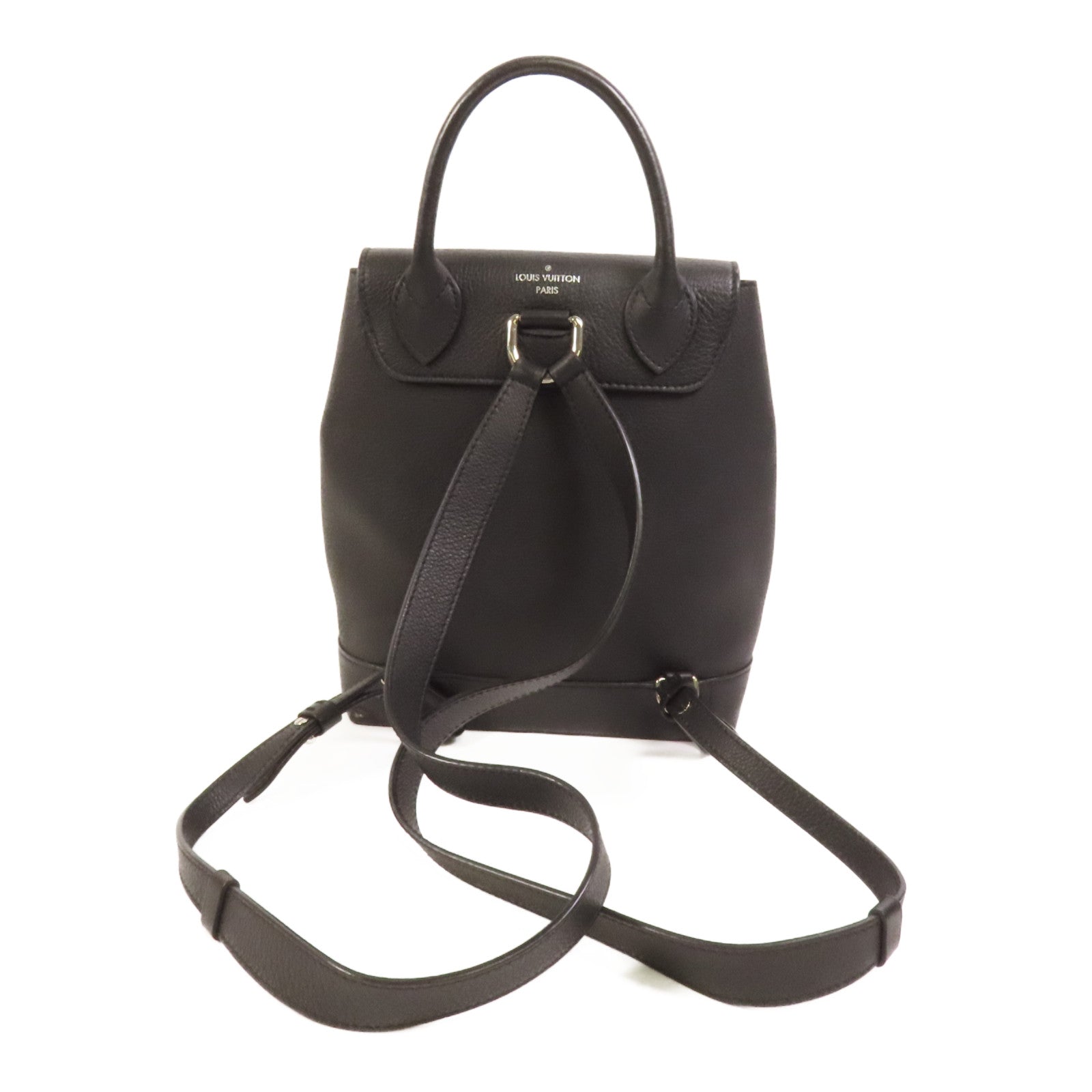 LOUIS VUITTON 【激減優惠】牛皮皮革Lock Me Backpack銀扣背包