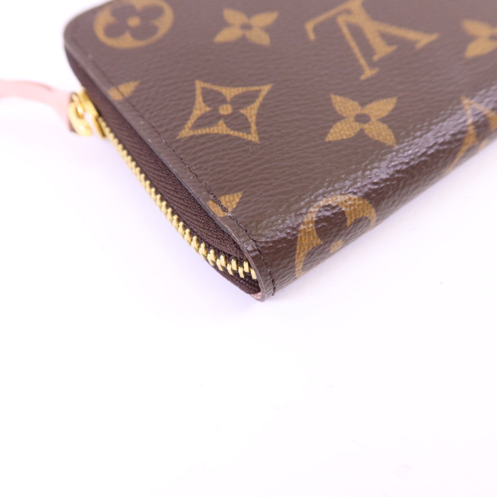 LOUIS VUITTON Monogram Clemence金扣長錢包