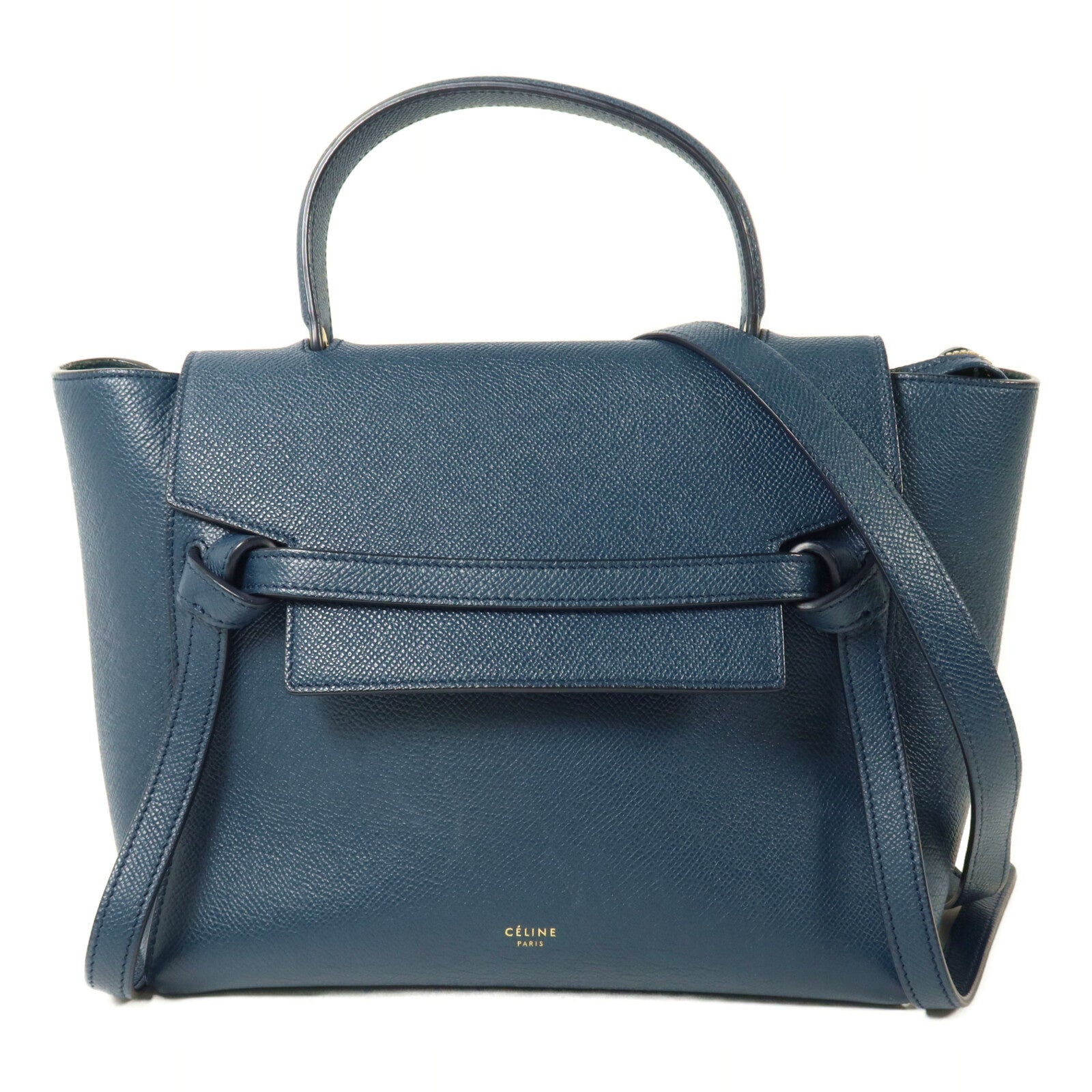 CELINE 牛皮皮革Micro Belt Bag手挽肩背兩用袋