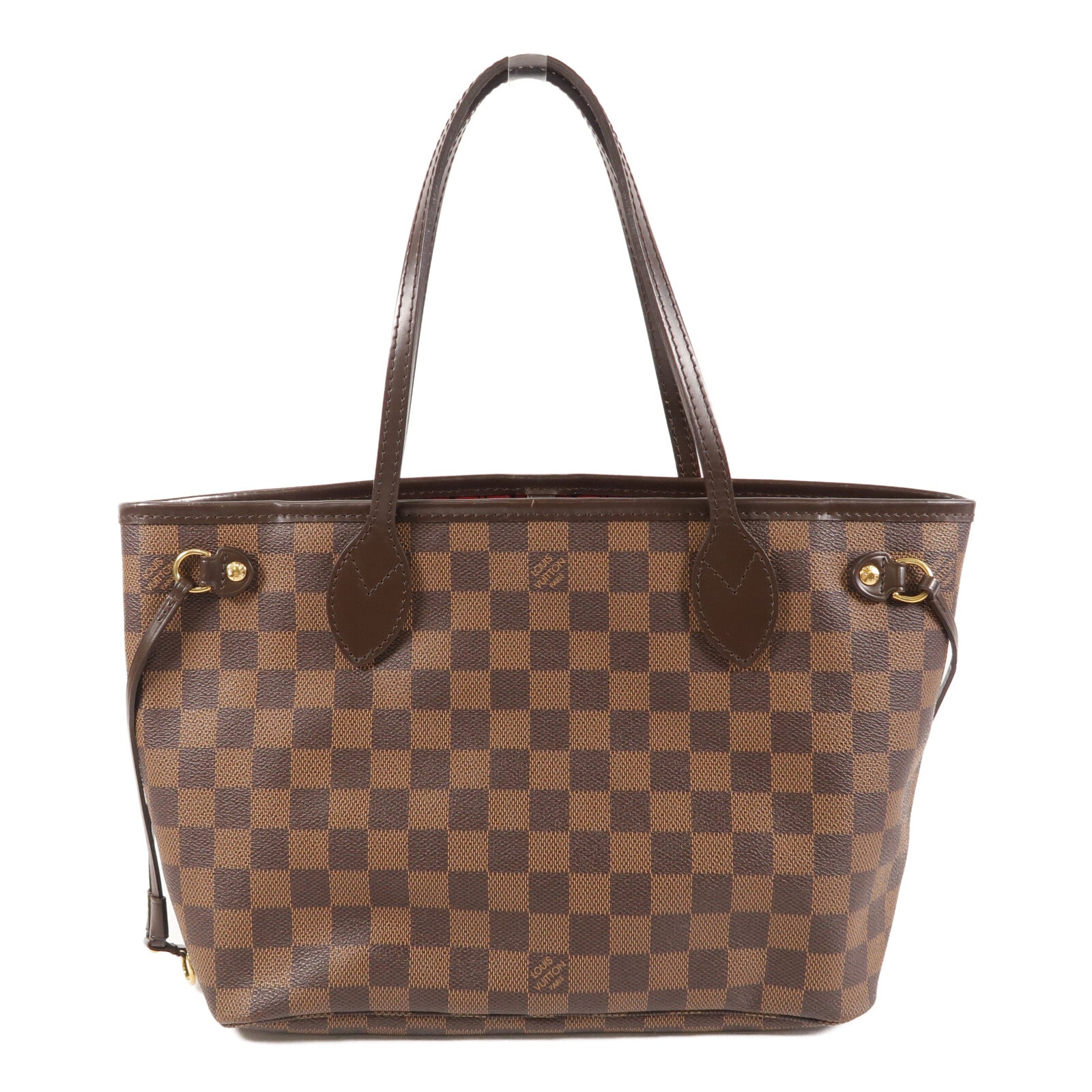 LOUIS VUITTON Damier Ebene Neverfull PM手挽袋