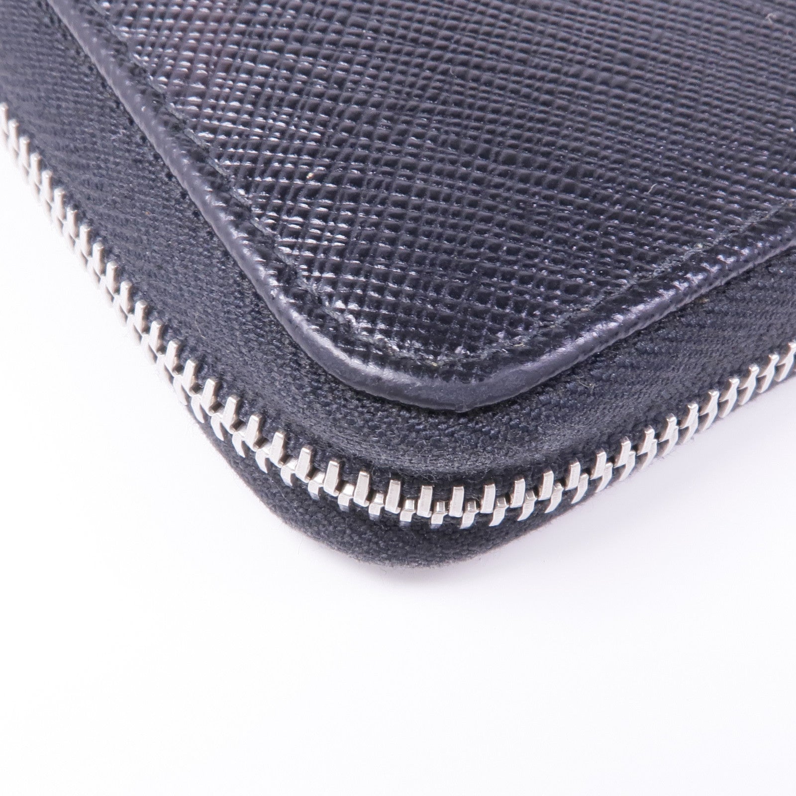 PRADA 牛皮皮革Document Holder銀扣長錢包