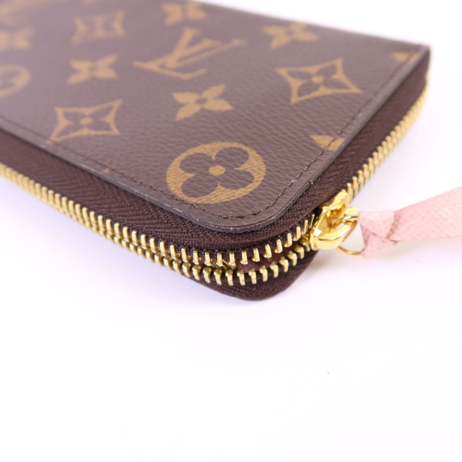 LOUIS VUITTON Monogram Clemence金扣長錢包