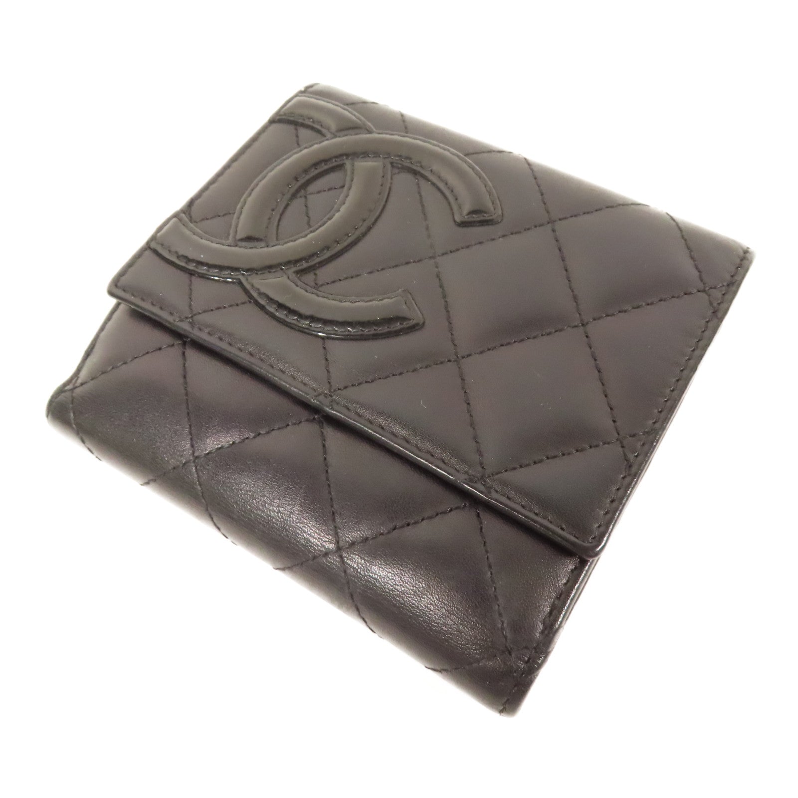CHANEL 牛皮皮革Fold Wallet錢包