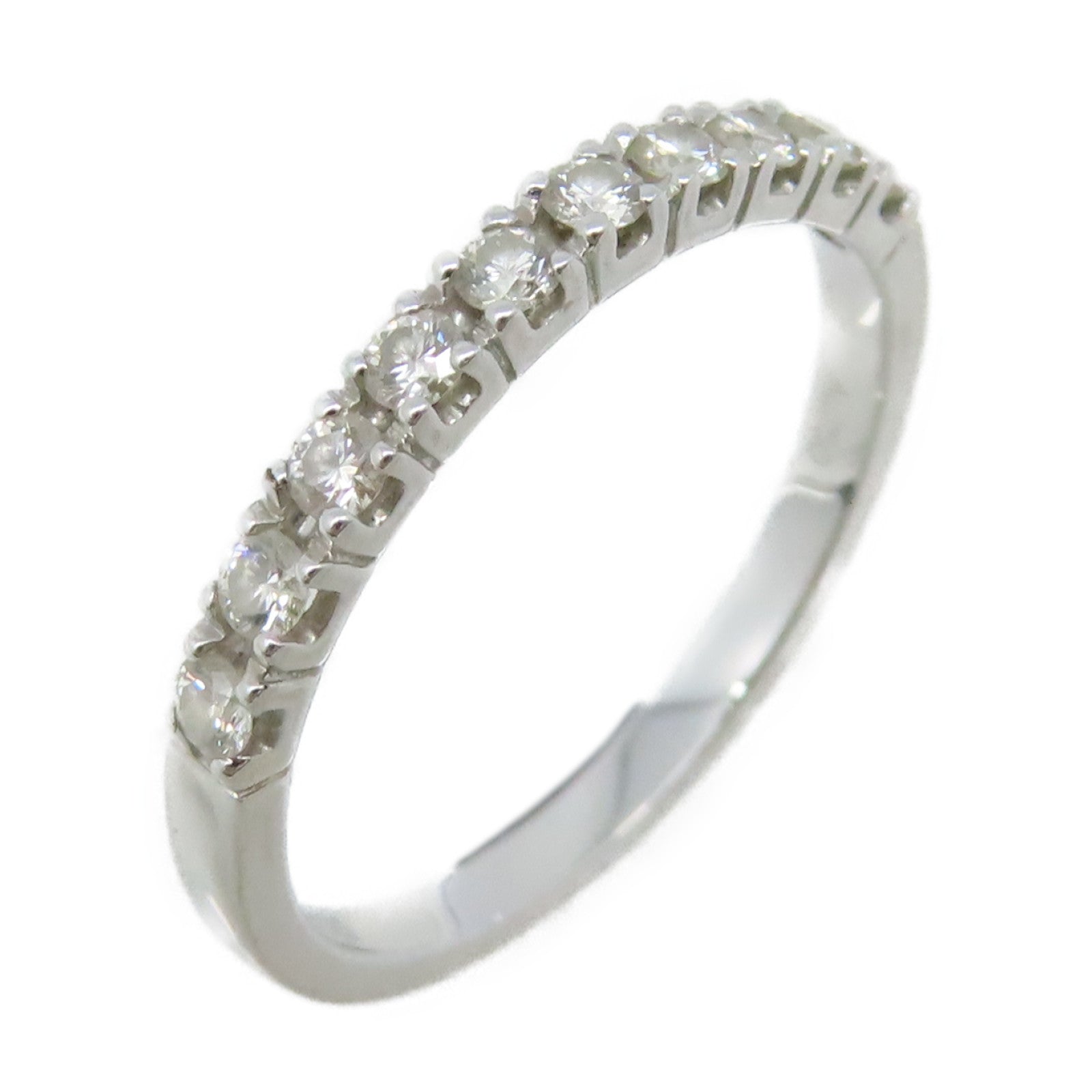 JEWELRY 【激減優惠】18K白金/0.22ct鑽石Diamond Ring戒指US#4.5