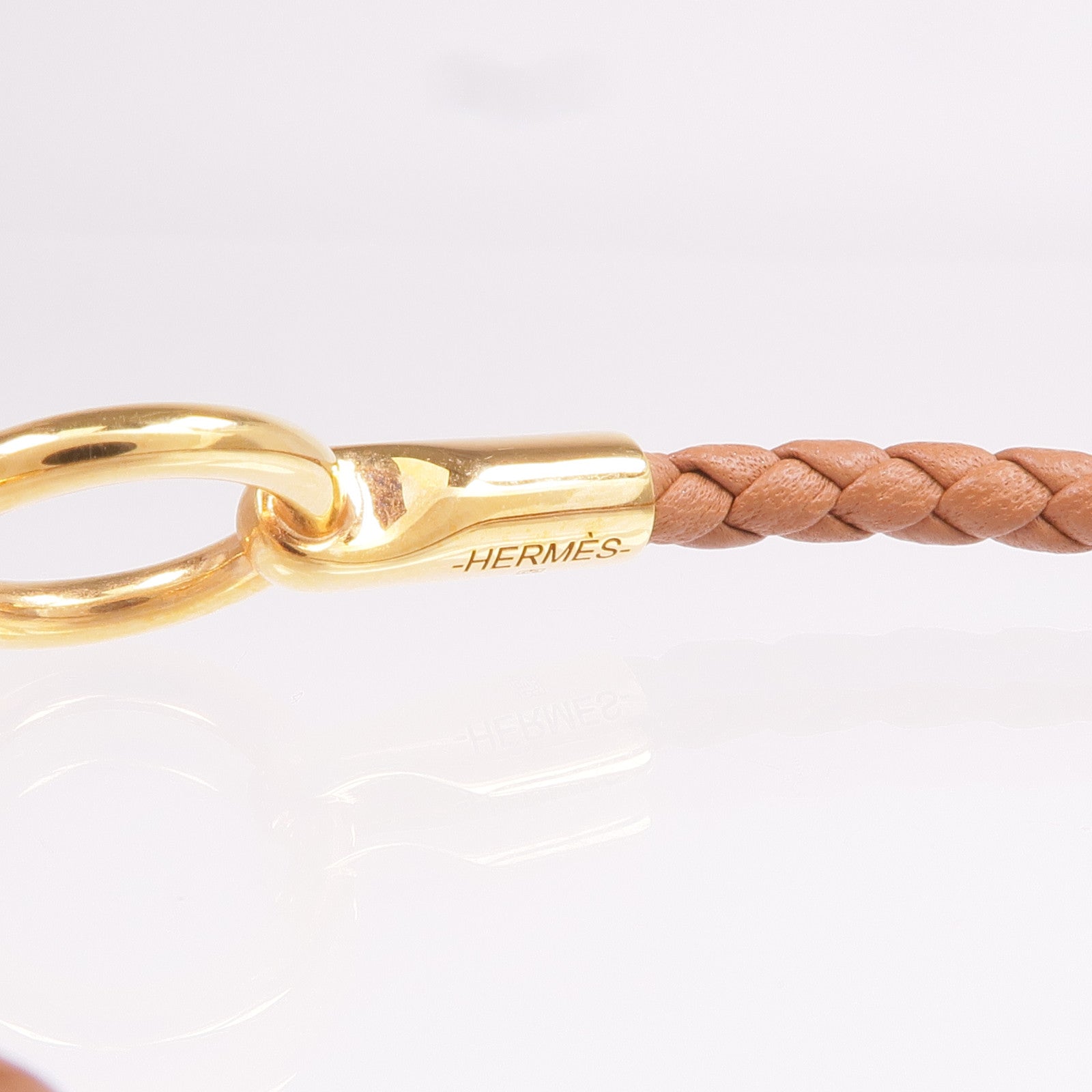 HERMES Swift皮革Glenam H Trio Bracelet手鐲