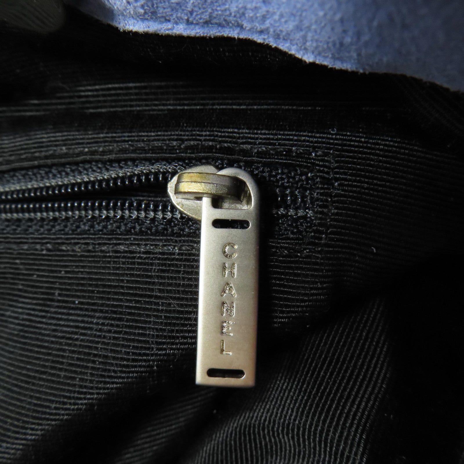 CHANEL 兔毛/絨布Handbag銀扣手挽袋