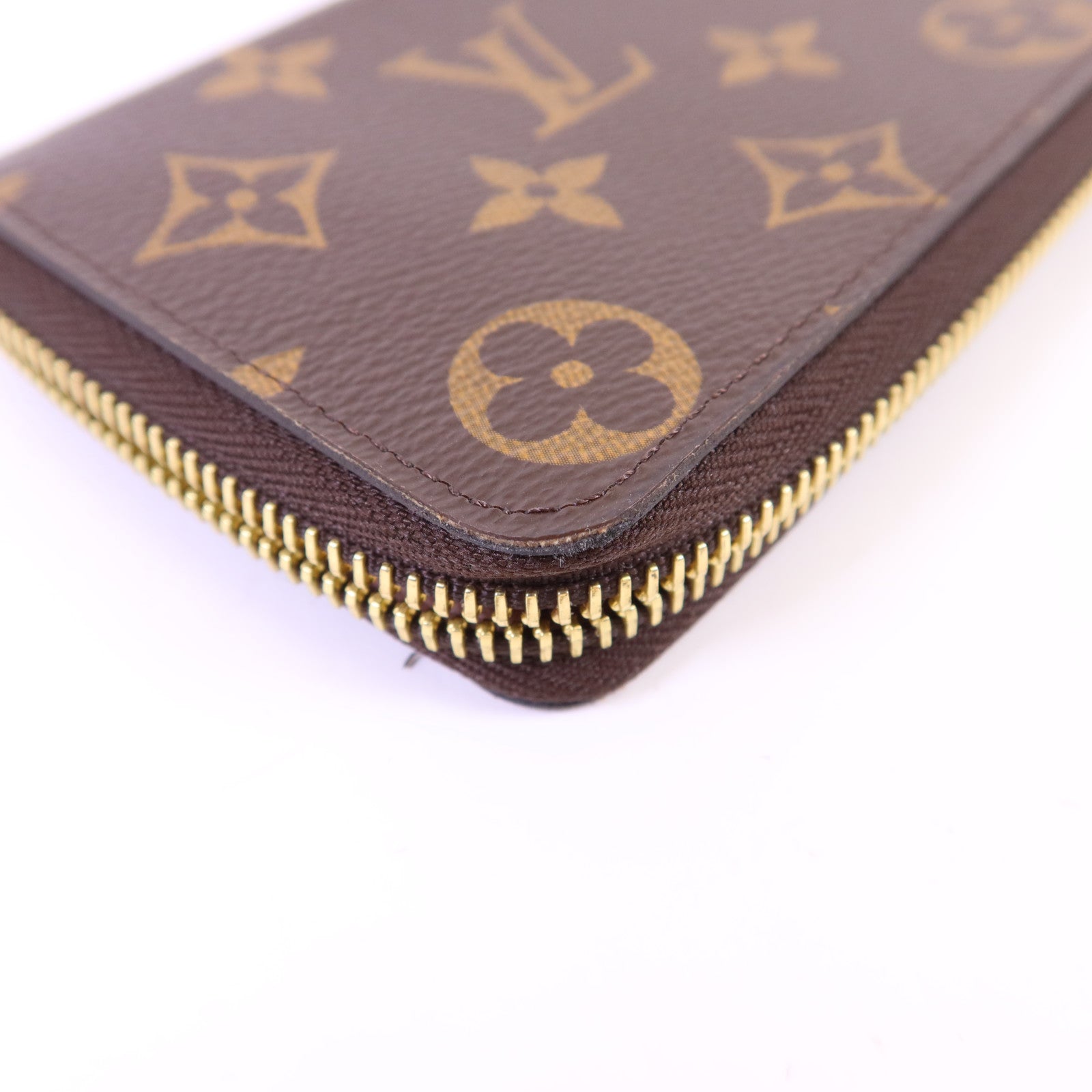 LOUIS VUITTON Monogram Clemence金扣長錢包