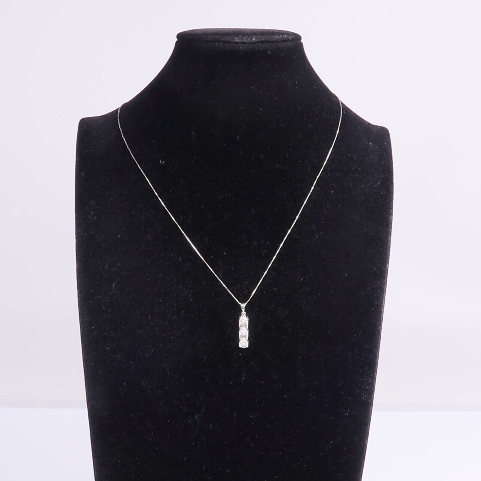 JEWELRY 18K白金Diamond Necklace鑽石項鍊