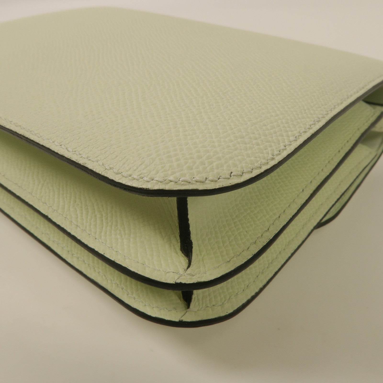 HERMES Epsom皮革Constance III 18肩背袋Vert Fizz