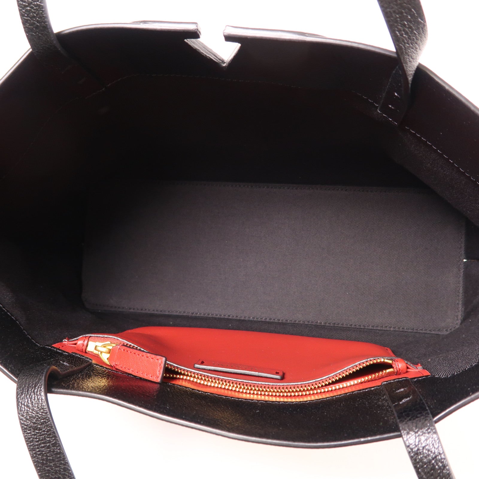 Valentino 牛皮皮革Tote Bag金扣肩背袋