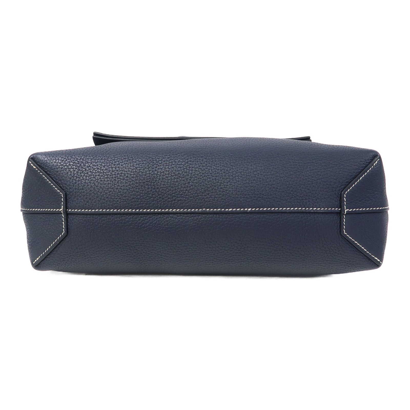 HERMES Clemence皮革Cabasellier 31肩背袋夜空深藍色