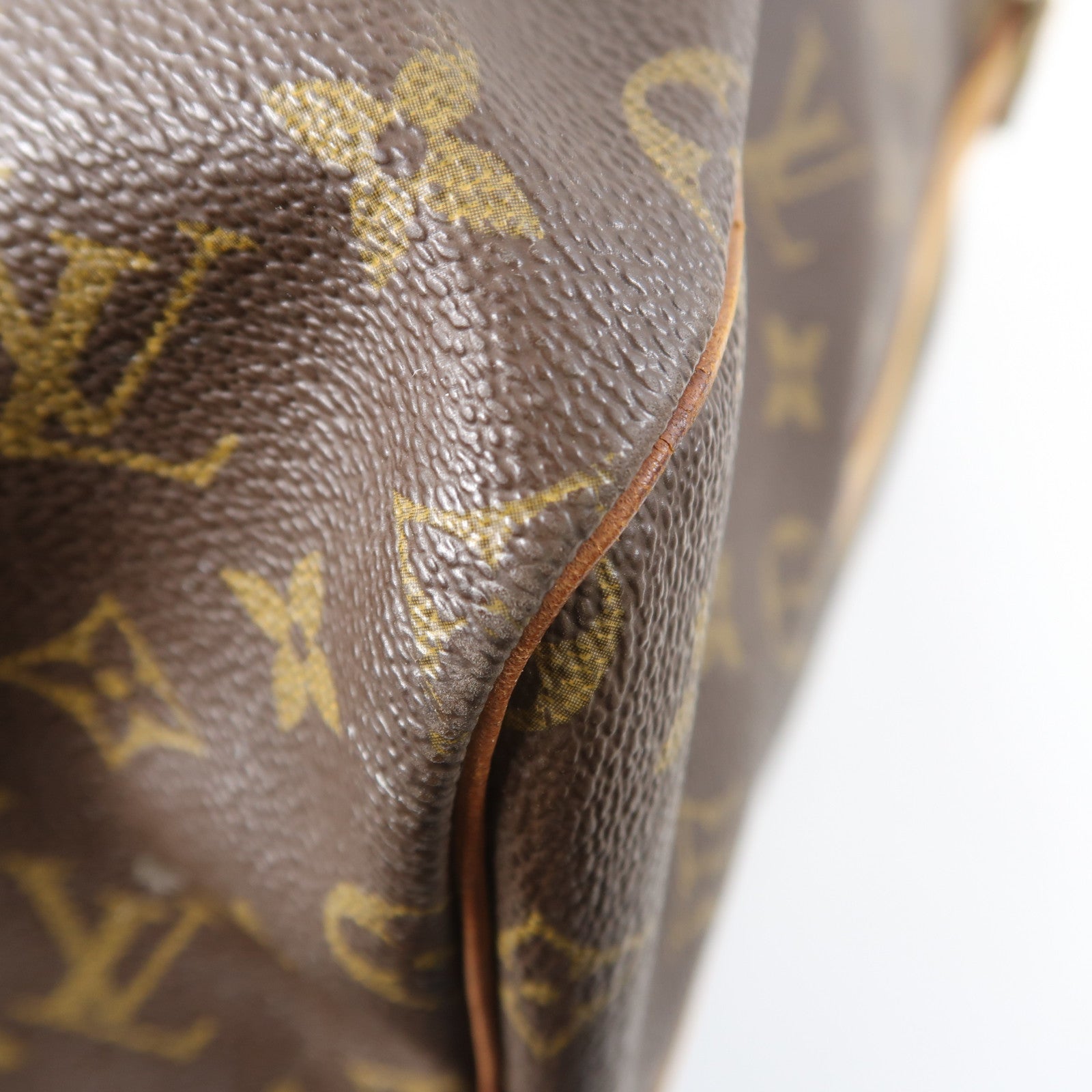 LOUIS VUITTON Monogram Keepall Bandouliere 55金扣手挽肩背兩用袋啡色
