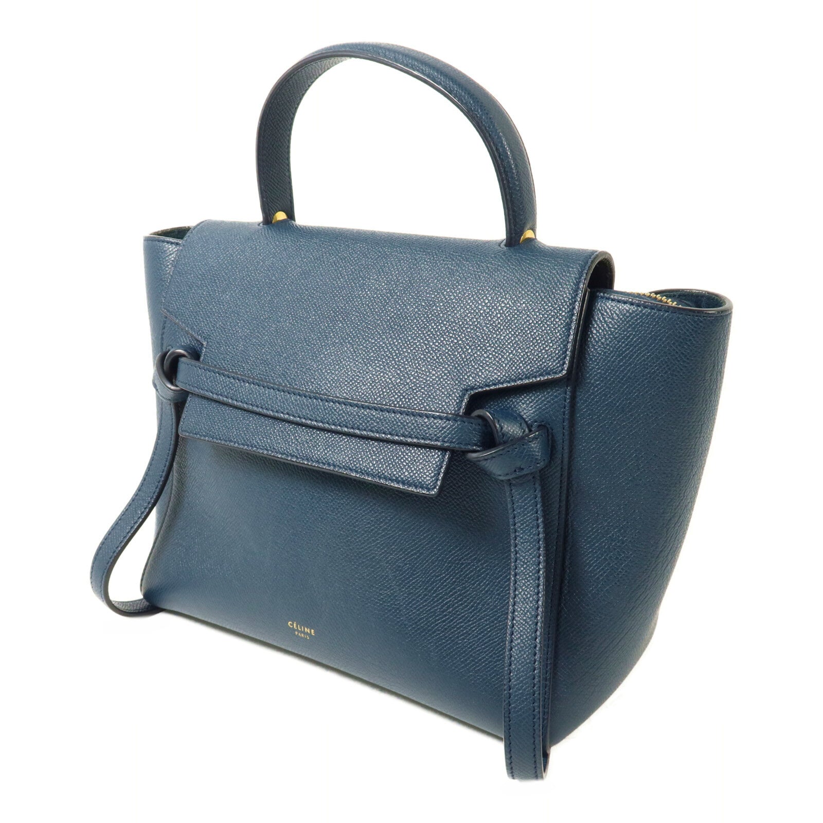 CELINE 牛皮皮革Micro Belt Bag手挽肩背兩用袋