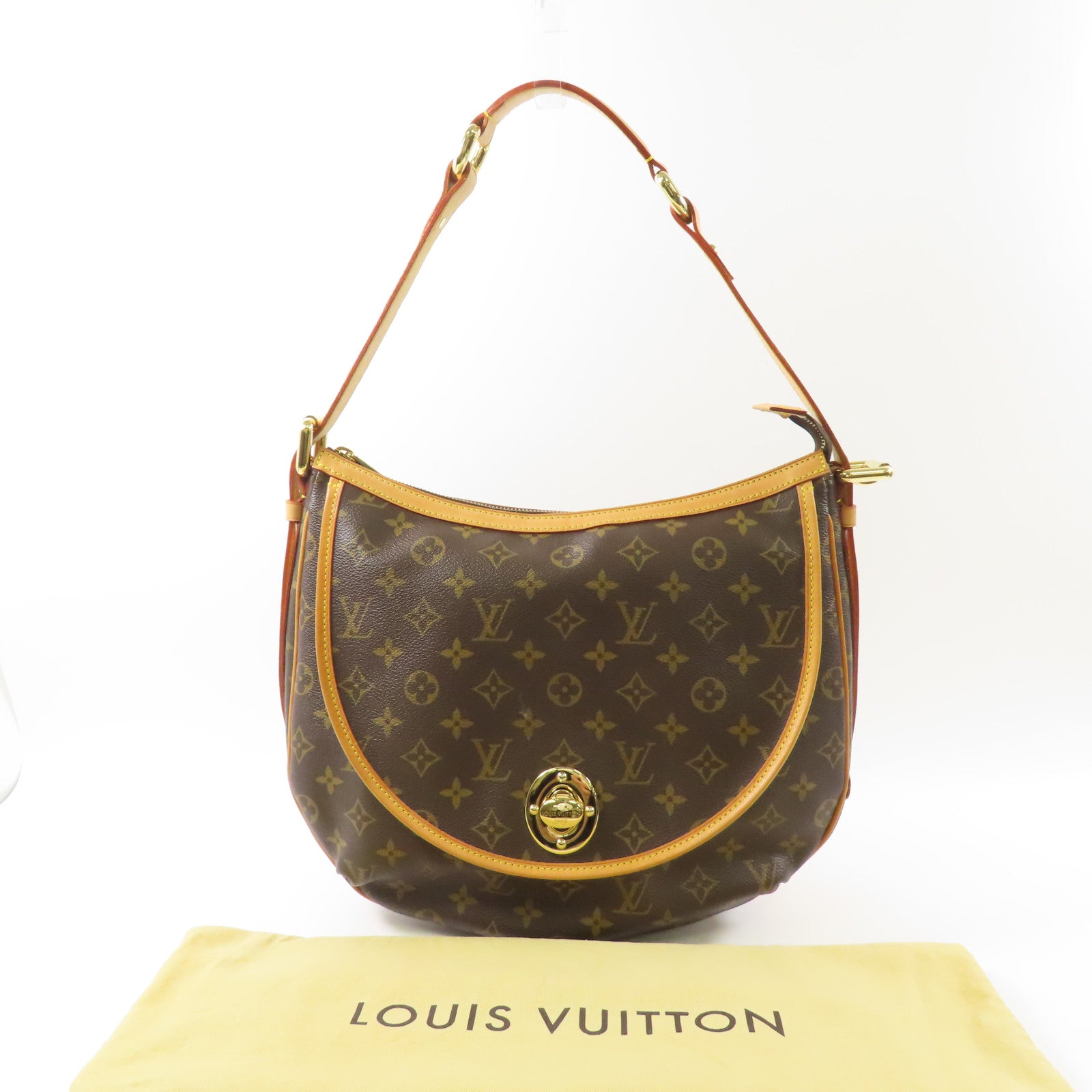 LOUIS VUITTON Monogram Tulum GM金扣肩背袋