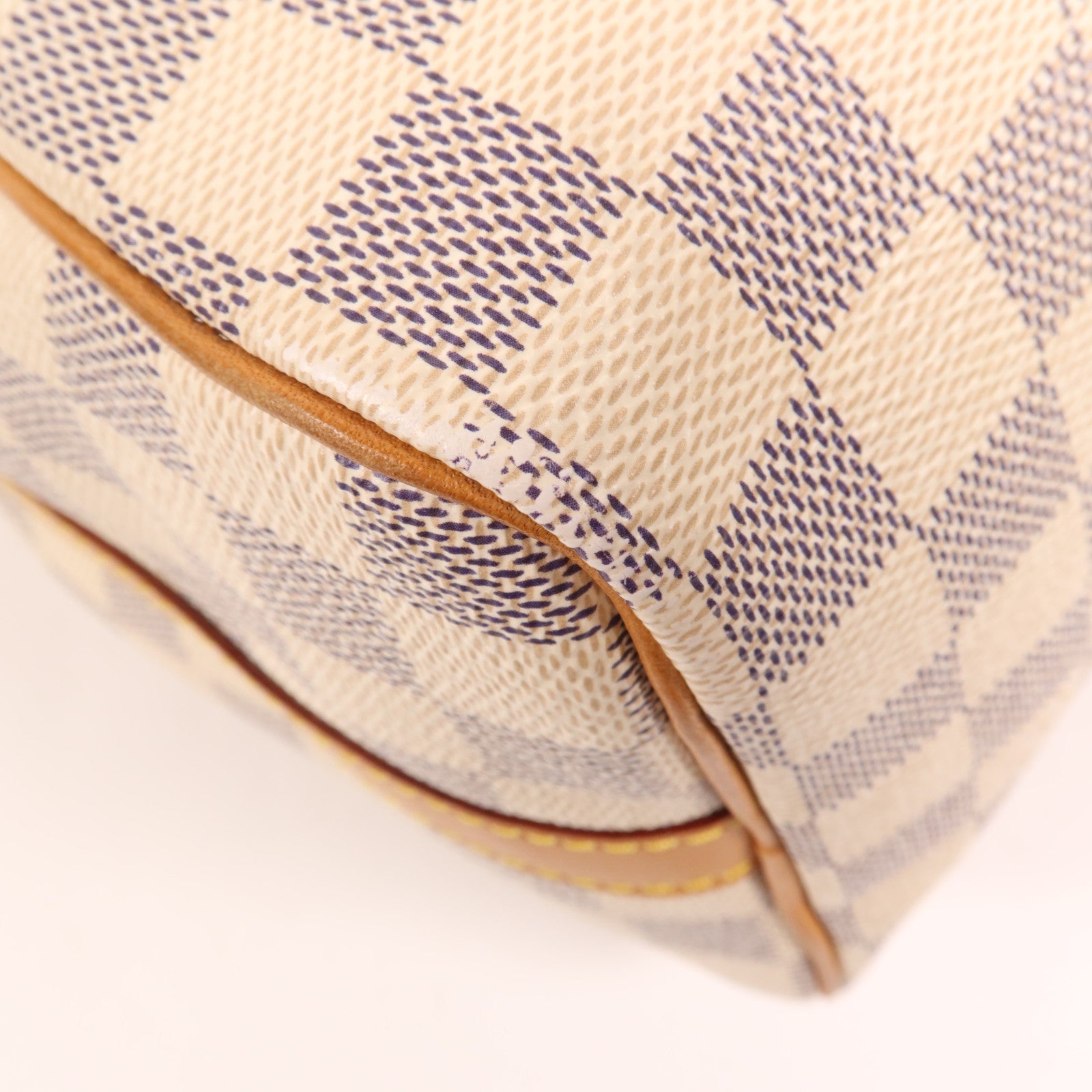 LOUIS VUITTON Damier Azur Speedy Bandouliere 25金扣手挽肩背兩用袋