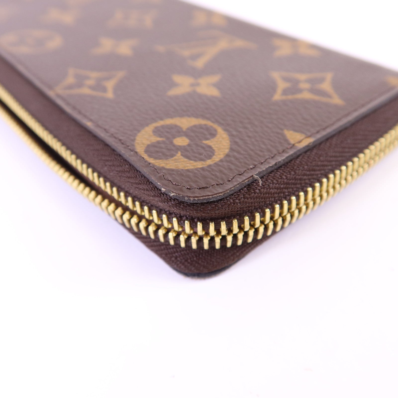 LOUIS VUITTON Monogram Clemence金扣長錢包