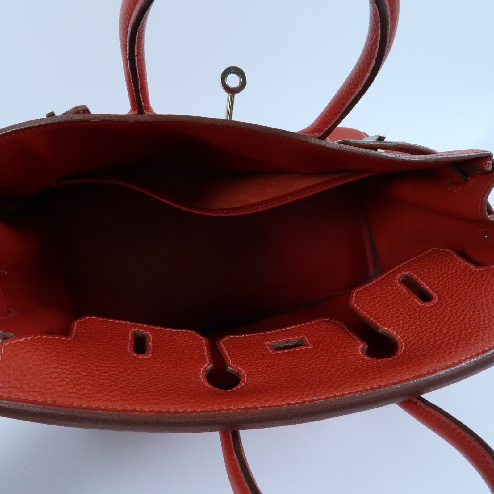 HERMES Togo皮革Birkin 25銀扣手挽袋