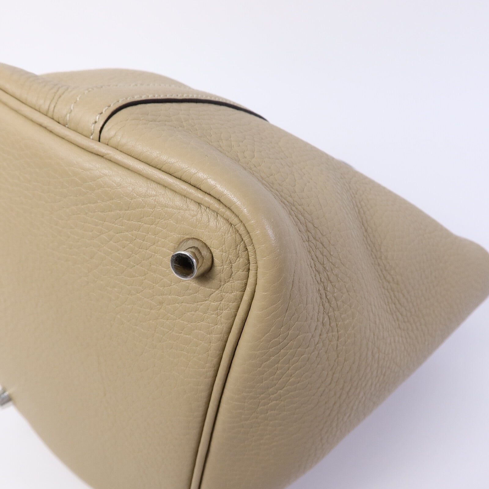 HERMES Clemence皮革Picotin PM手挽袋Trench