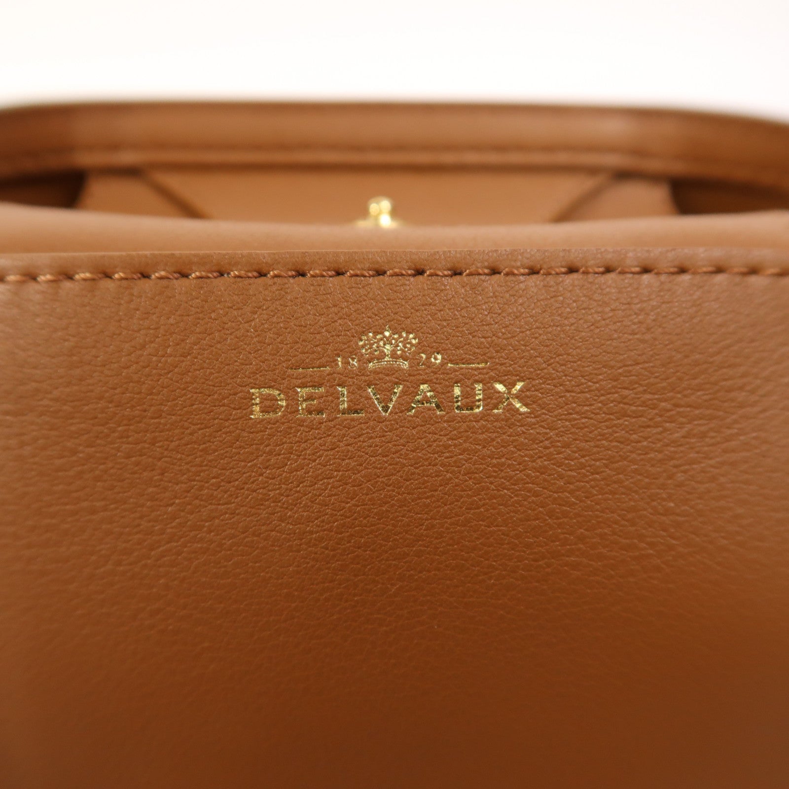 Delvaux 牛皮皮革Pin Toy金扣肩背袋