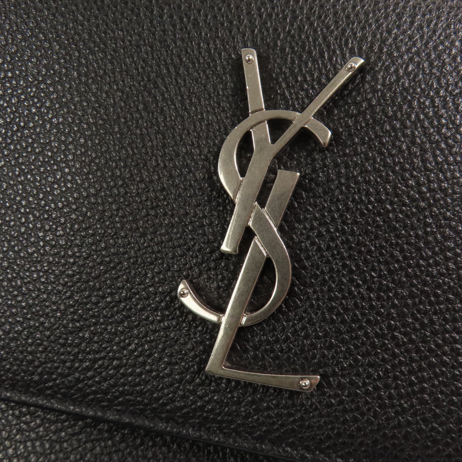SAINT LAURENT 牛皮皮革Sunset Medium銀扣鏈帶肩背袋