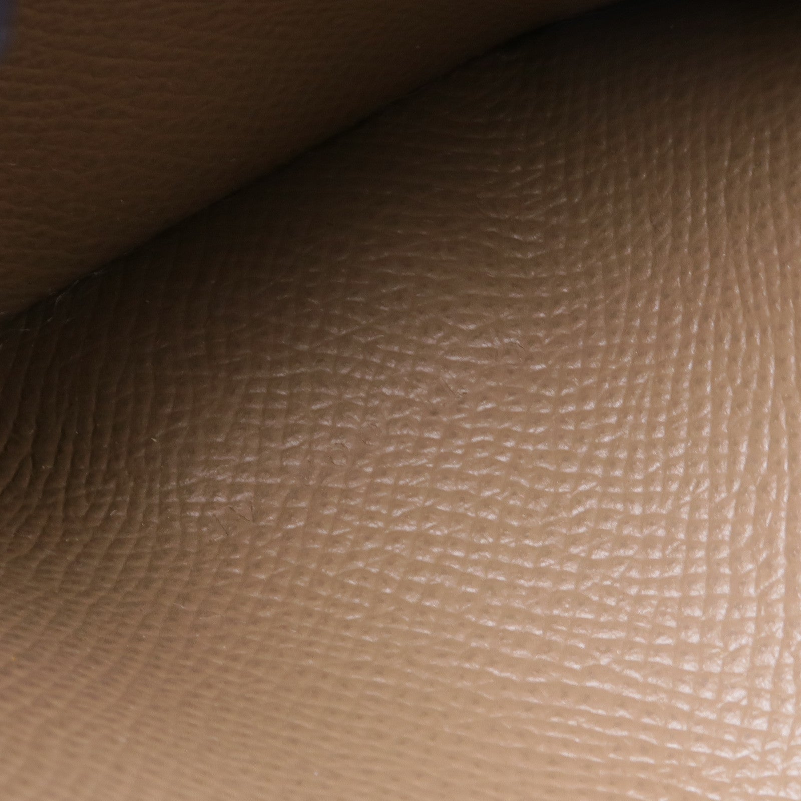 HERMES Epsom皮革Bearn W Snap Wallet銀扣長錢包Etoupe