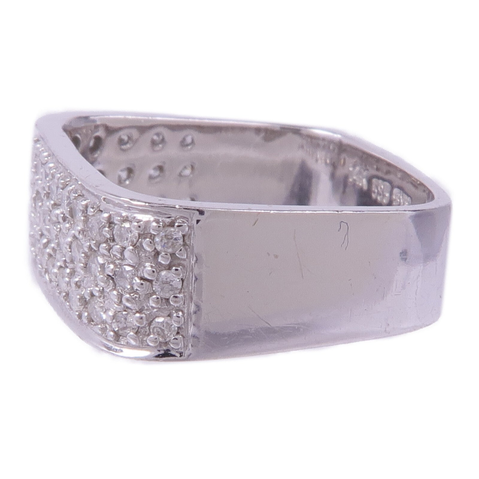 JEWELRY 14K白金Diamond Ring鑽石戒指US#3.25