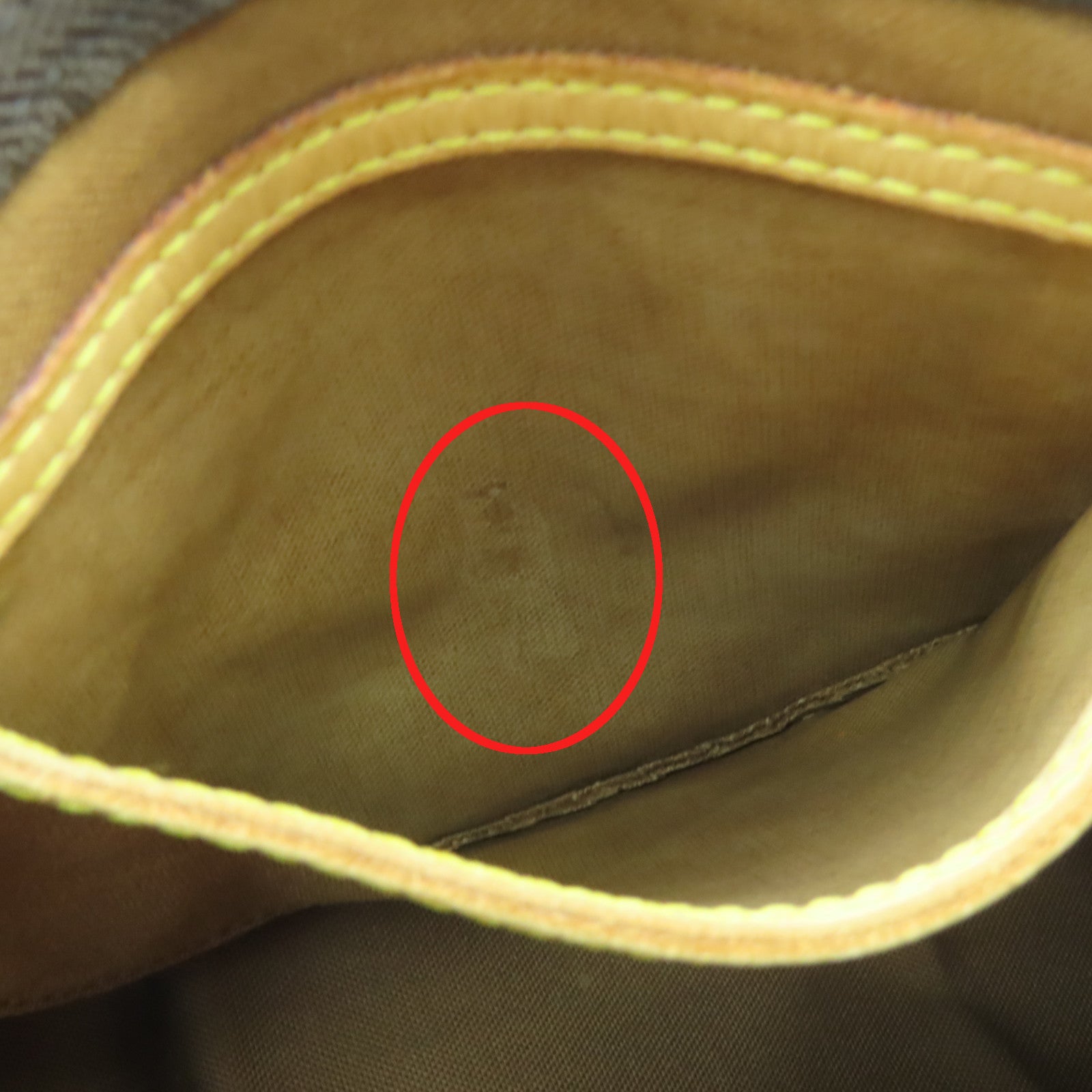 LOUIS VUITTON Monogram Speedy 30 Gold Buckle Bag Brown