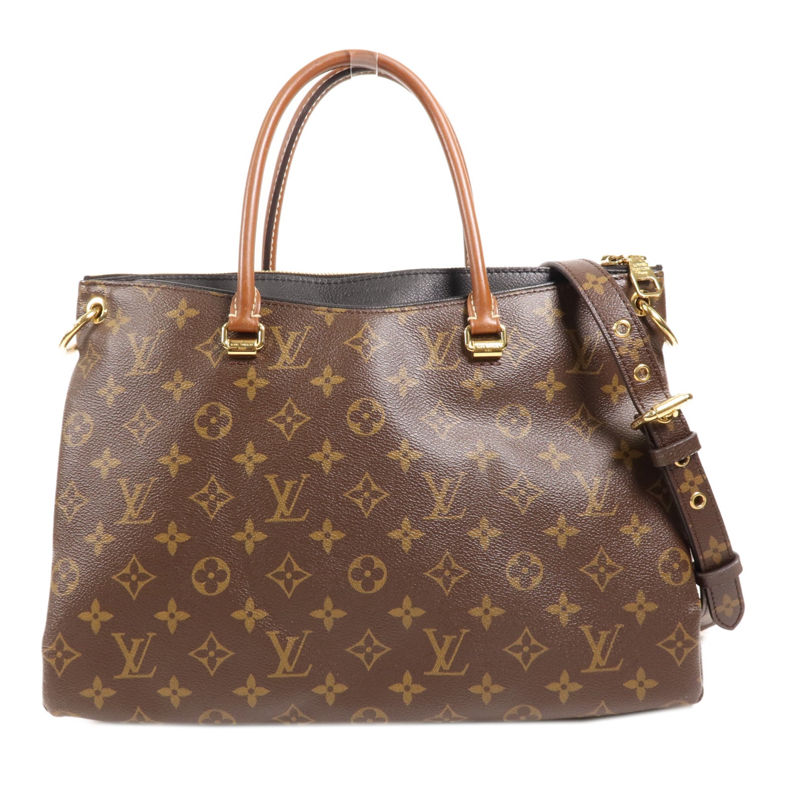 LOUIS VUITTON Monogram Pallas MM金扣肩背袋