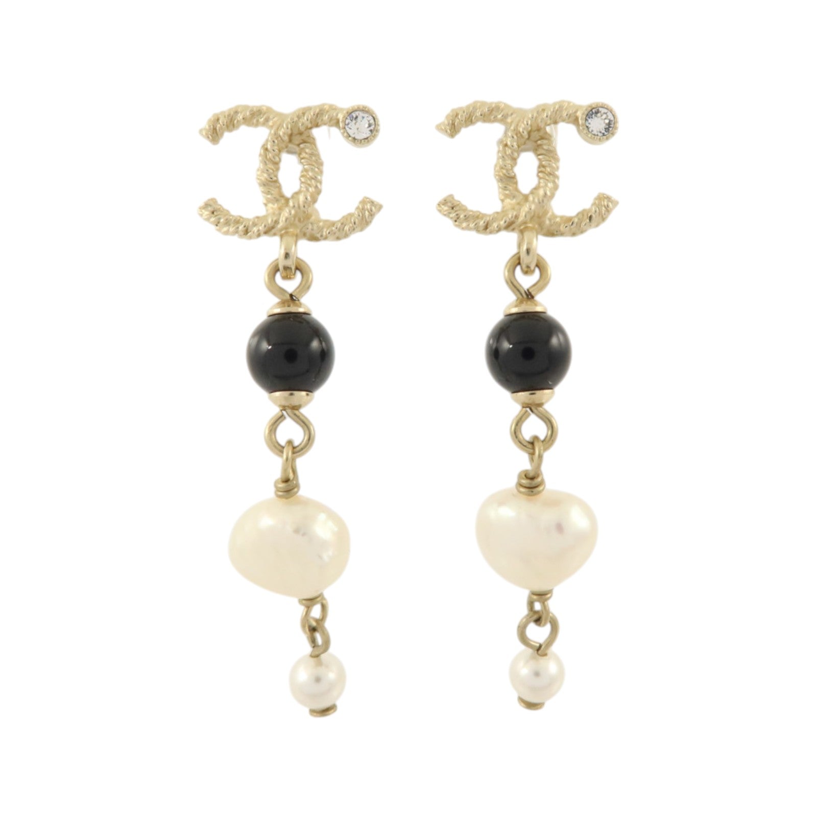CHANEL 金屬/PVC Earrings耳環