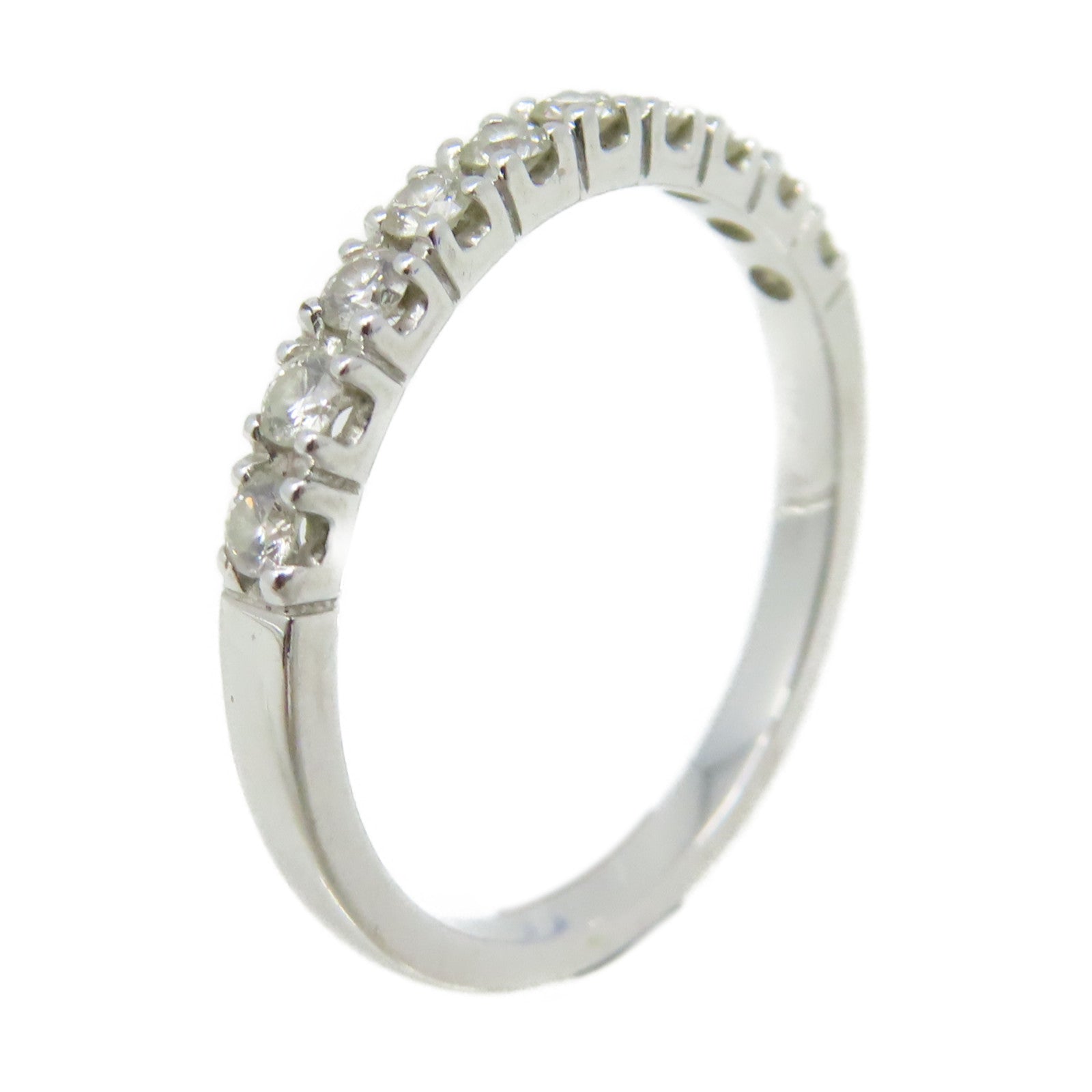 JEWELRY 【激減優惠】18K白金/0.22ct鑽石Diamond Ring戒指US#4.5