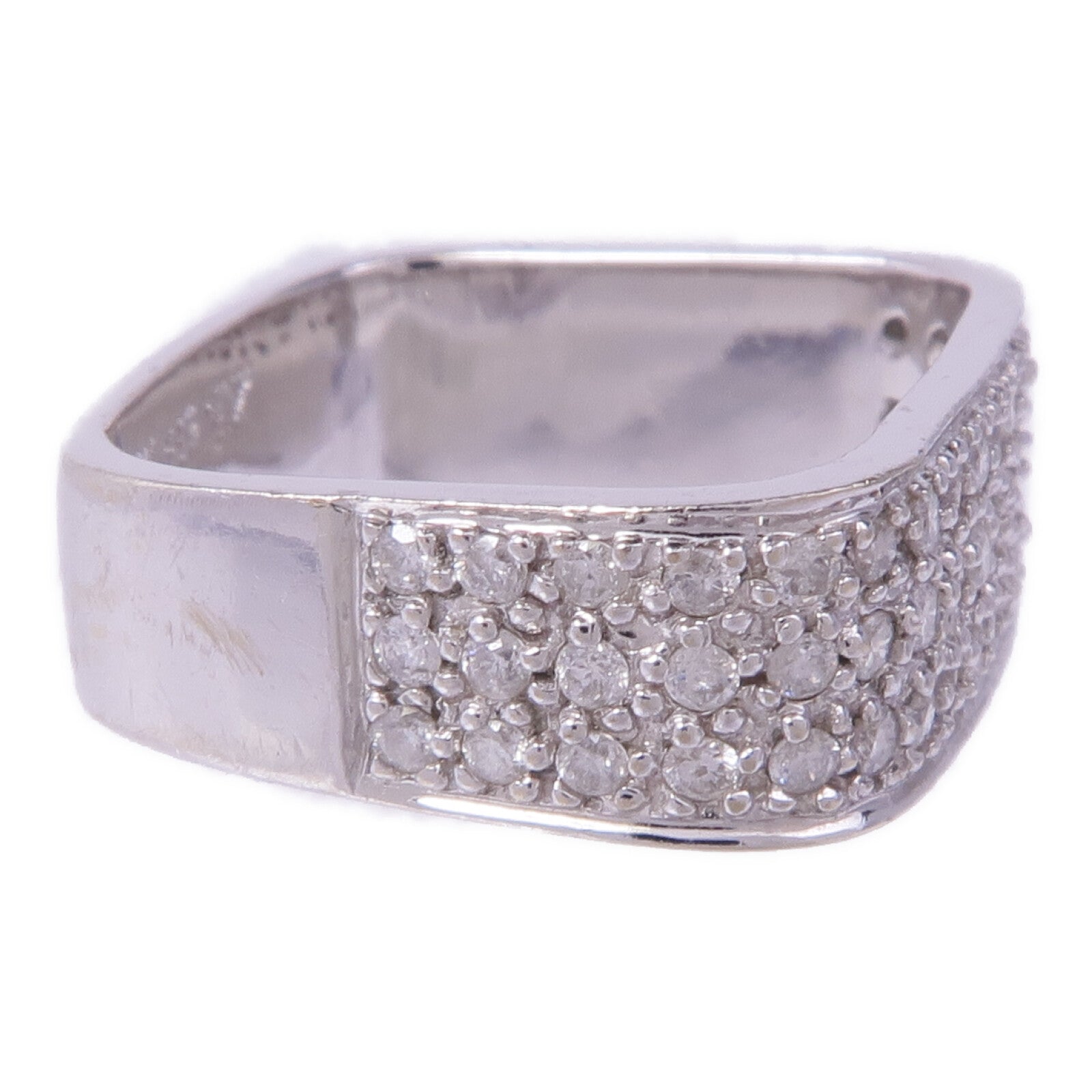 JEWELRY 14K白金Diamond Ring鑽石戒指US#3.25