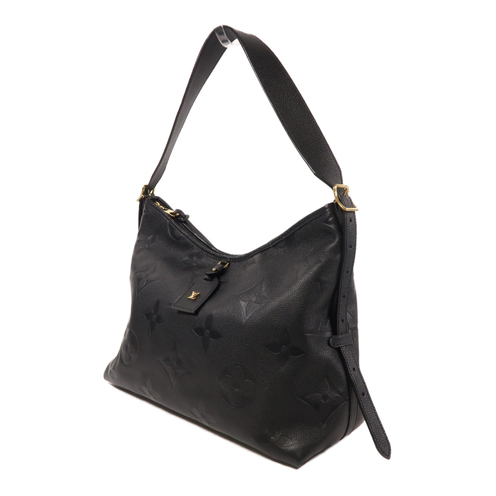 LOUIS VUITTON Monogram Empreinte CarryAll MM金扣肩背袋