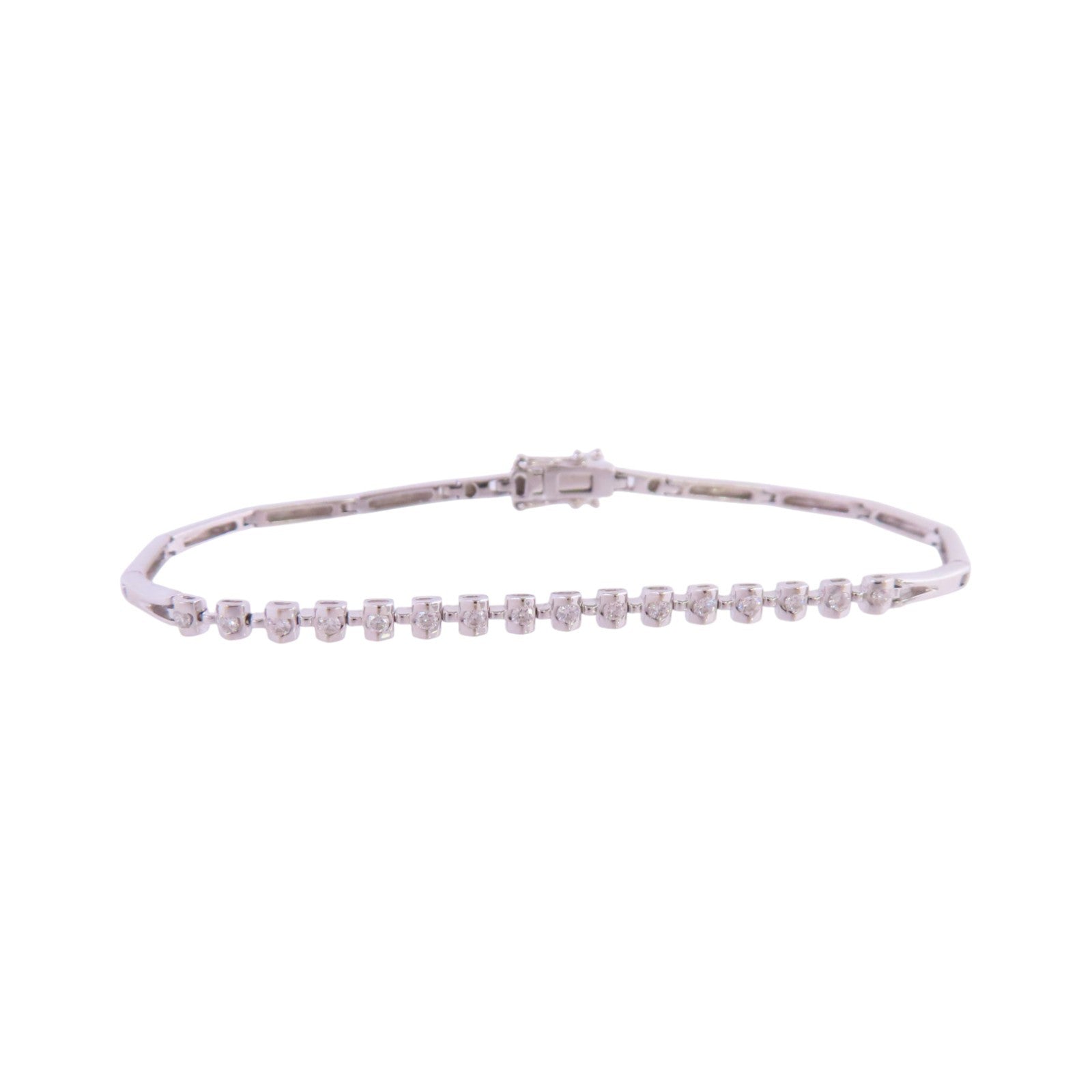 JEWELRY 【激減優惠】18K白金/鑽石Diamond Bracelet手鏈