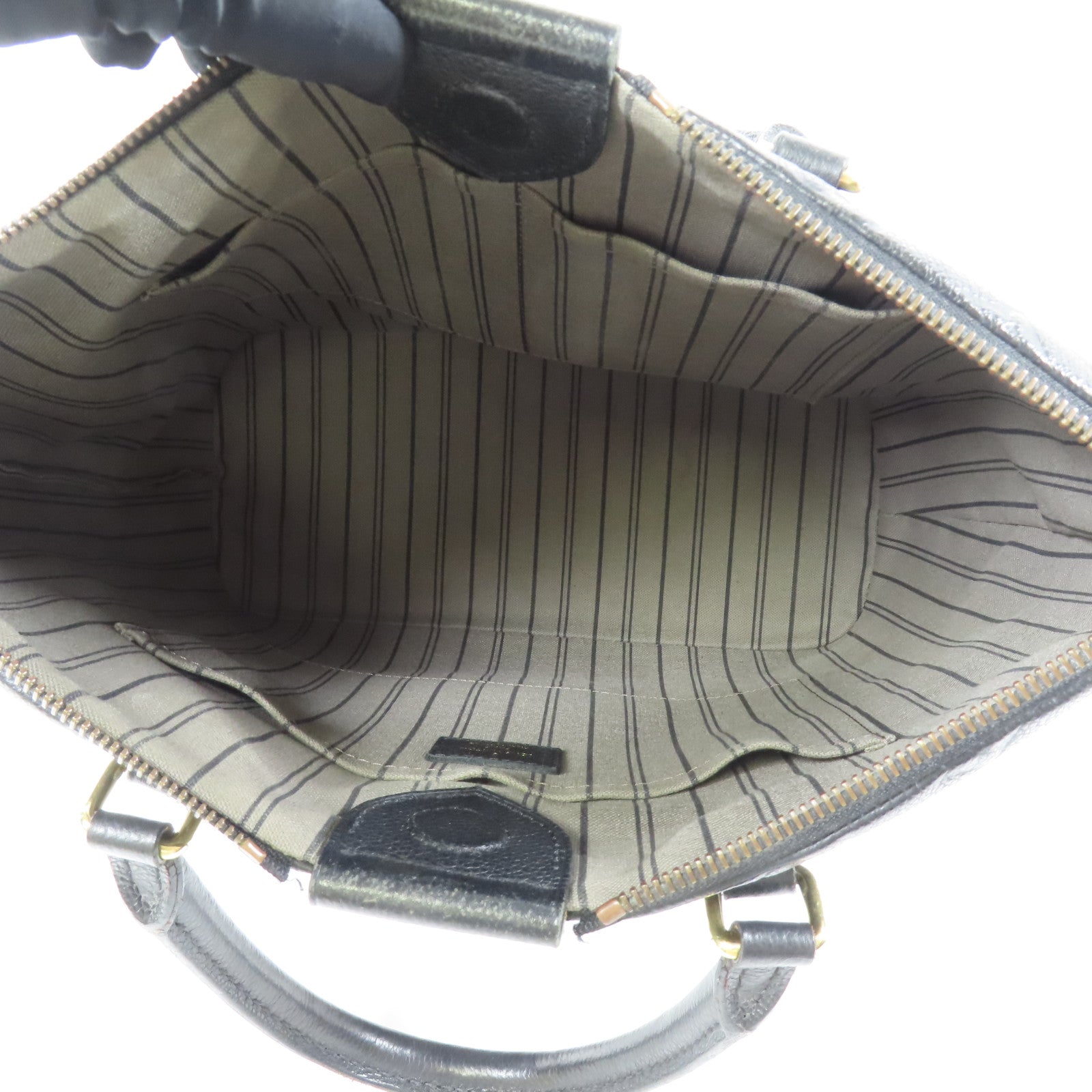 LOUIS VUITTON Monogram Empreinte Mazarine MM金扣手挽肩背兩用袋