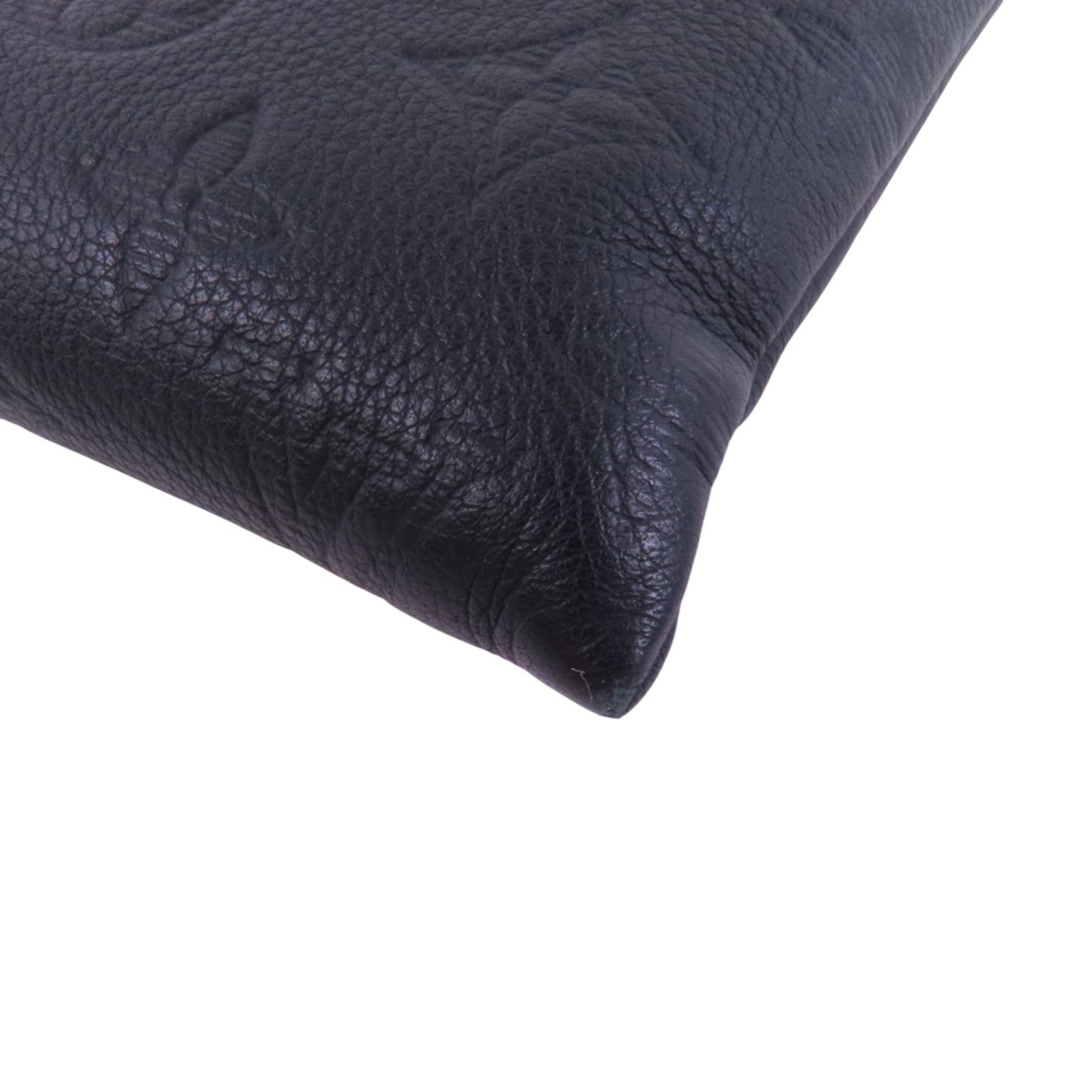 LOUIS VUITTON Monogram Shadow Pochette To-Go銀扣手拿包