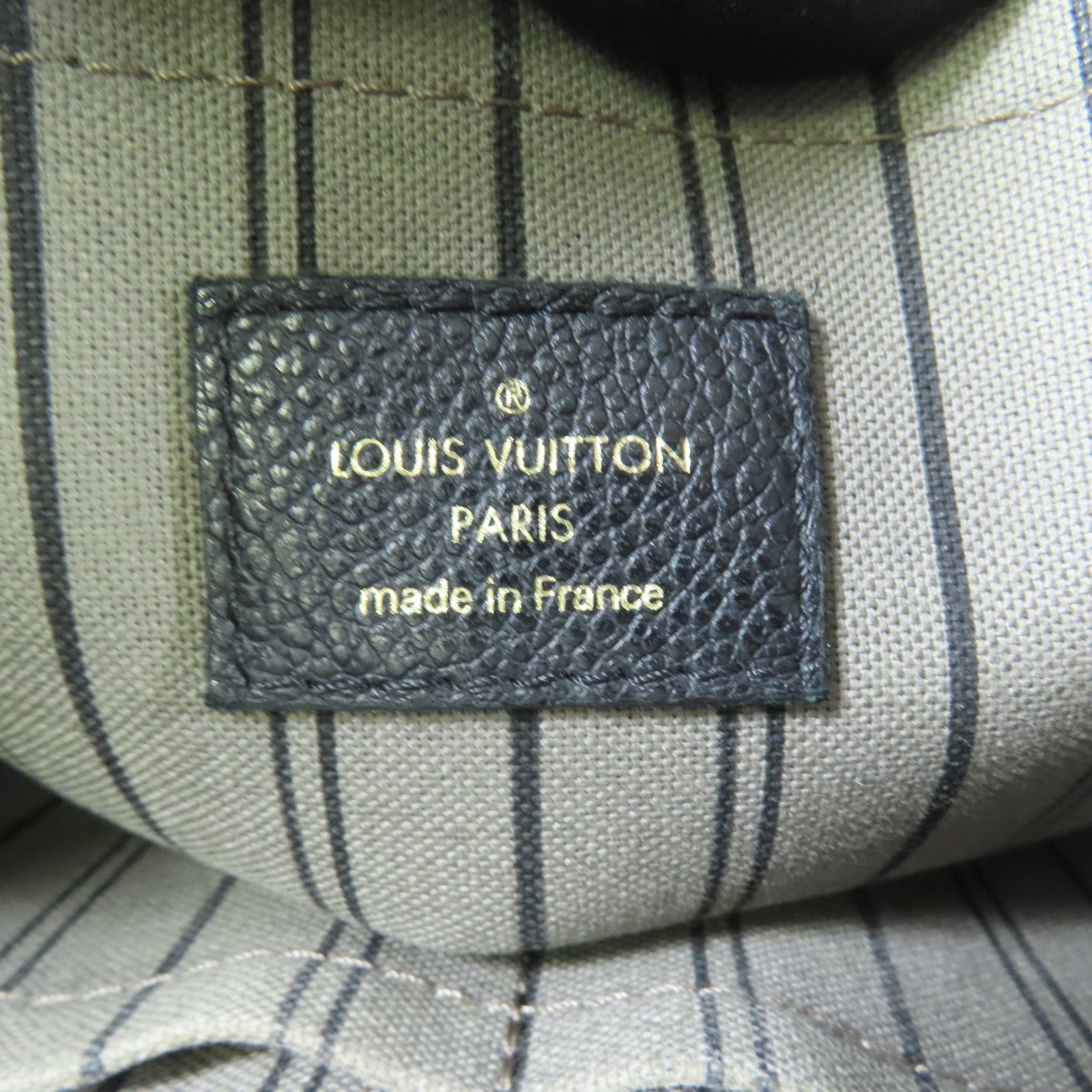 LOUIS VUITTON Monogram Empreinte Mazarine MM金扣手挽肩背兩用袋