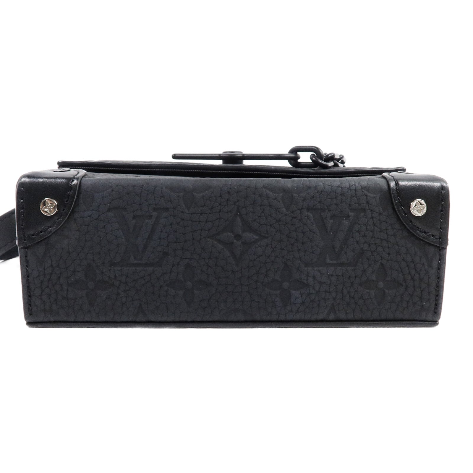 LOUIS VUITTON Monogram Taurillon Steamer Wearable Wallet扣肩背袋