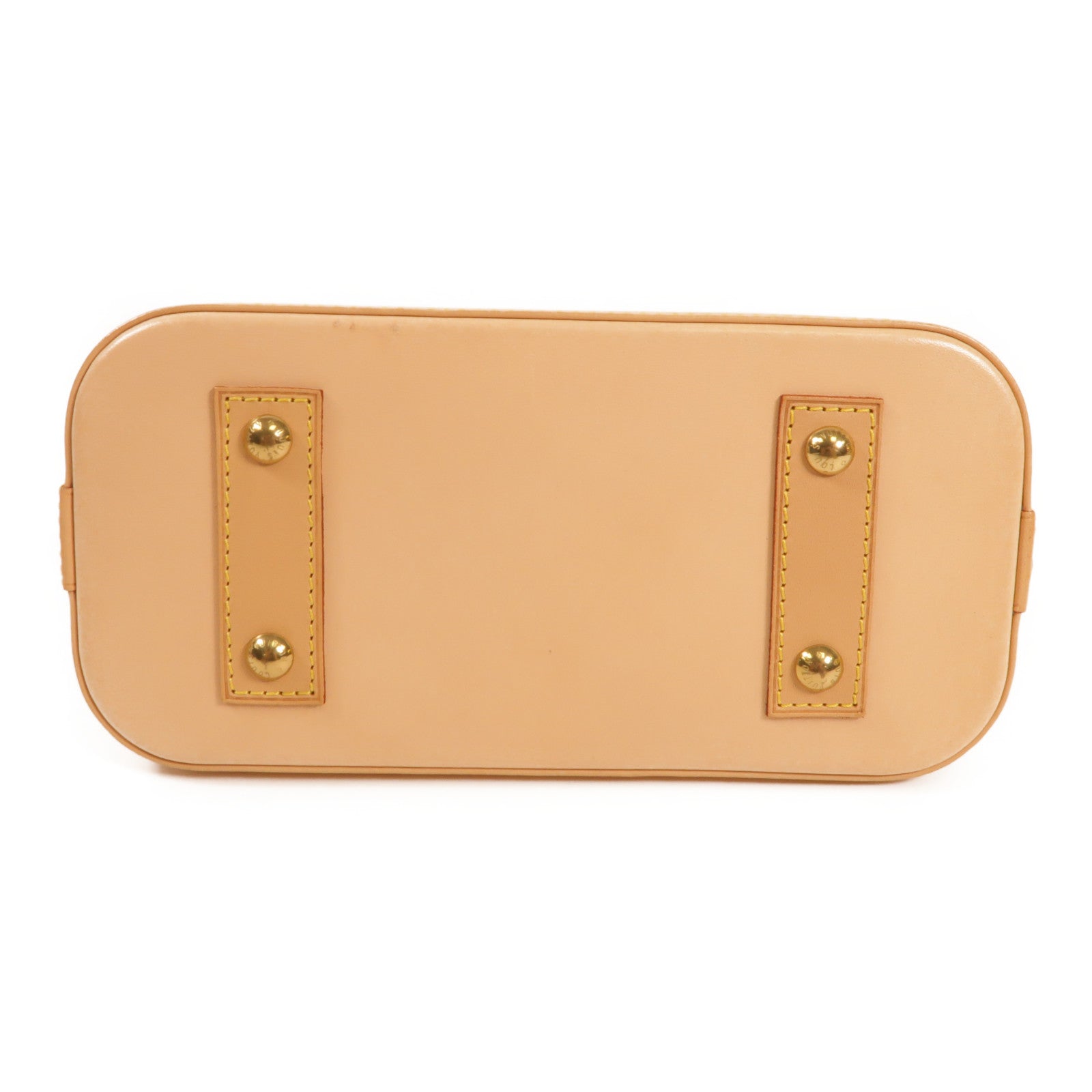 LOUIS VUITTON Monogram Alma BB金扣手挽肩背兩用袋棕色