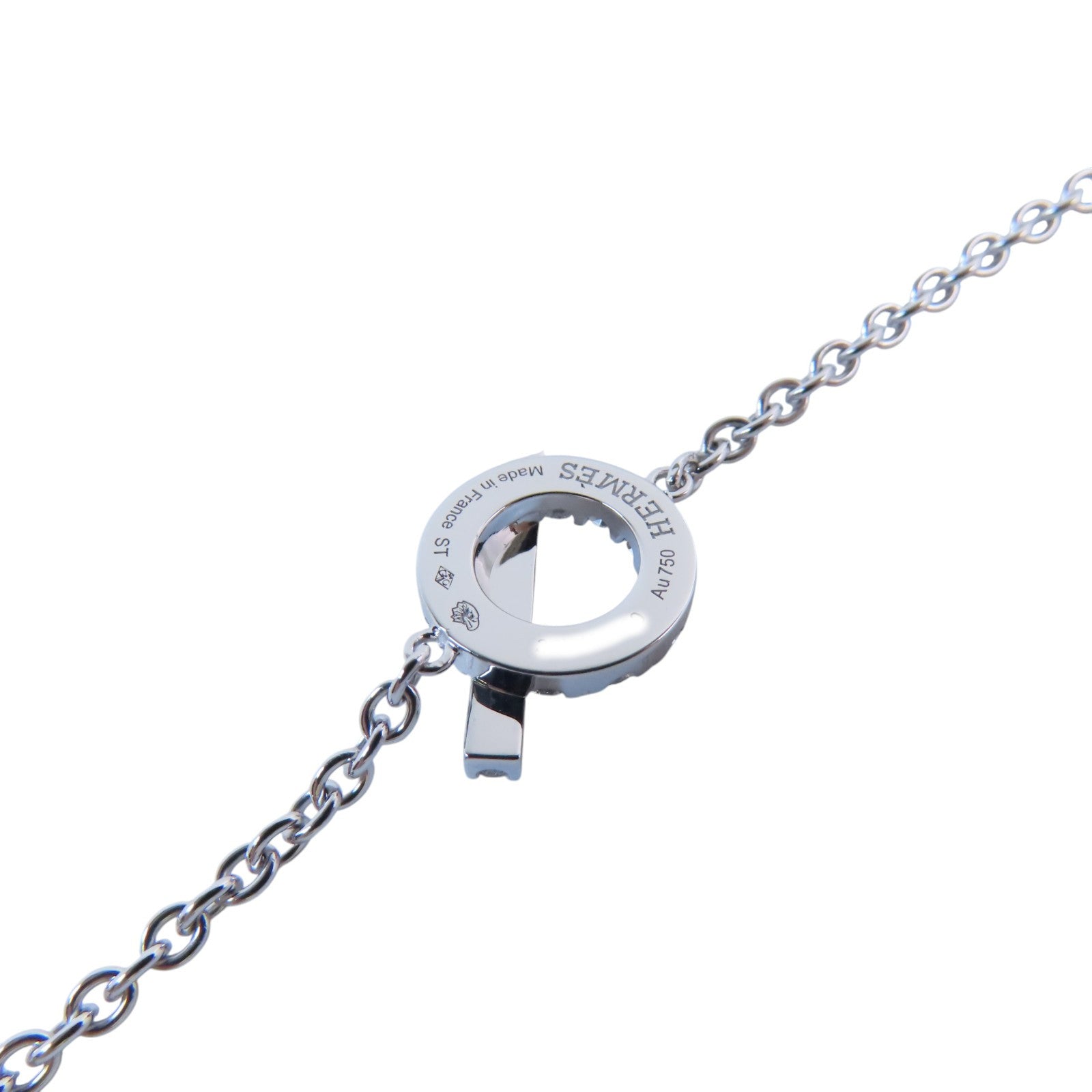 HERMES 18K白金Finessee Diamond Bracelet銀扣鑽石手鏈